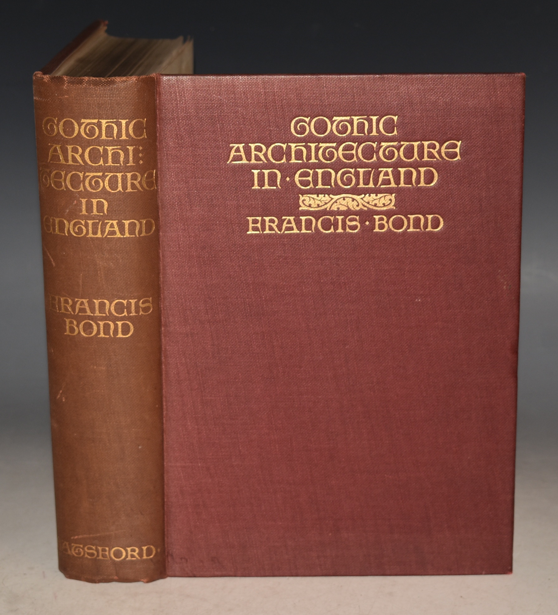 Gothic Architecture in England. An Analysis of the Origin & Development of English Church Architecture from the Norman Conquest to the Dissolution of the Monasteries.