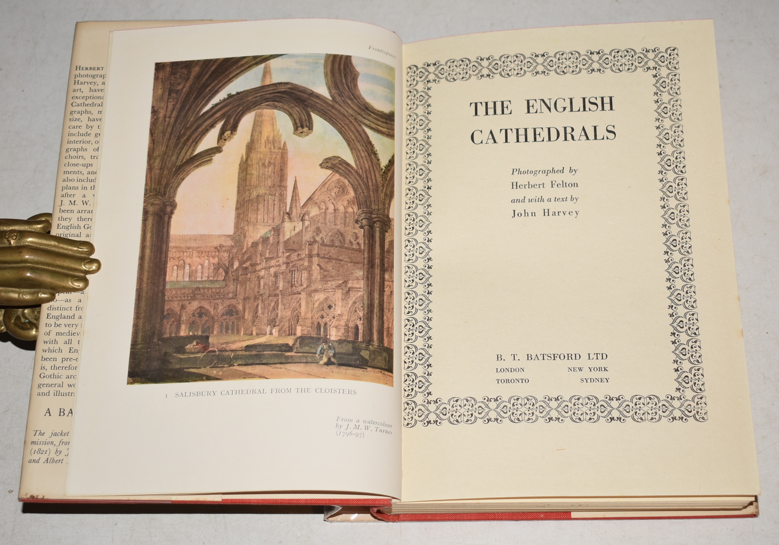 The English Cathedrals. Illustrated from Photographs by Herbert Felton.