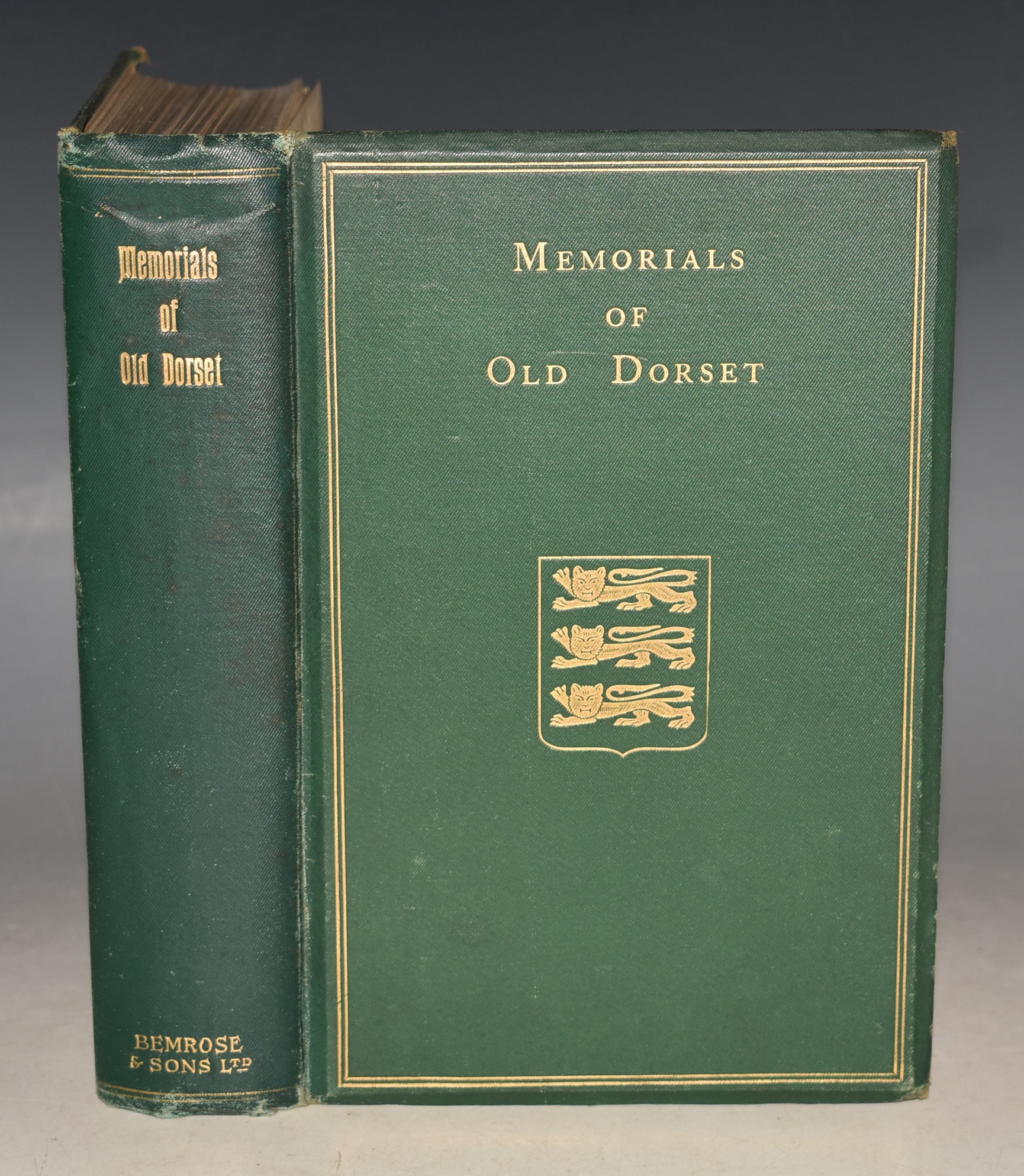 Memorials of Old Dorset. (Memorials of the Counties of England. Gen. Ed.: Rev. P. H. Ditchfield).