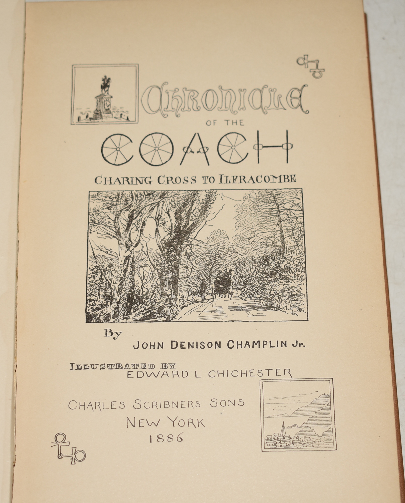 Chronicle of the Coach. Charing Cross to Ilfracombe. Illustrated by Edward L. Chichester.