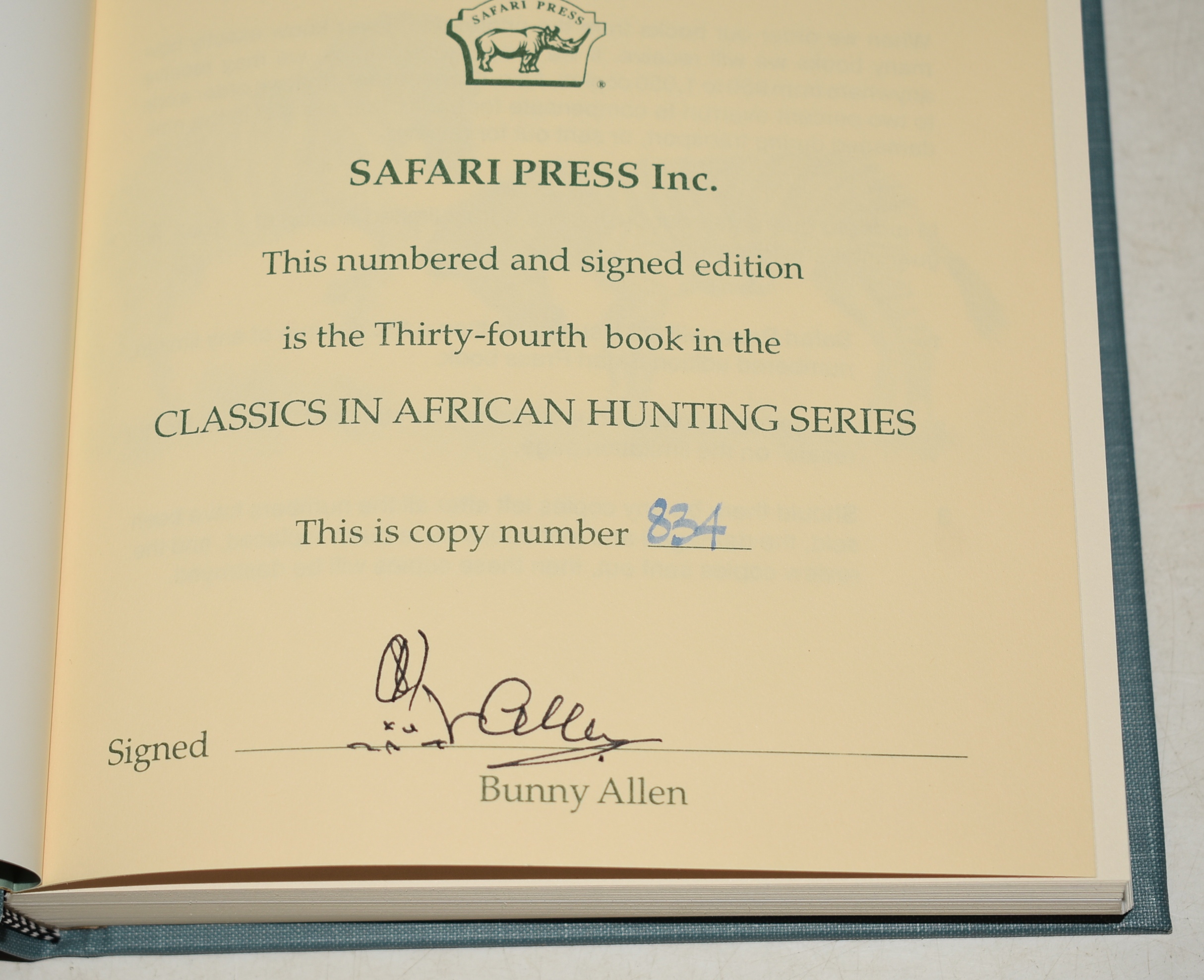 The Wheel of Life A Life of Safaris and Romance. Illustrations by Harry Claassens. SIGNED COPY
