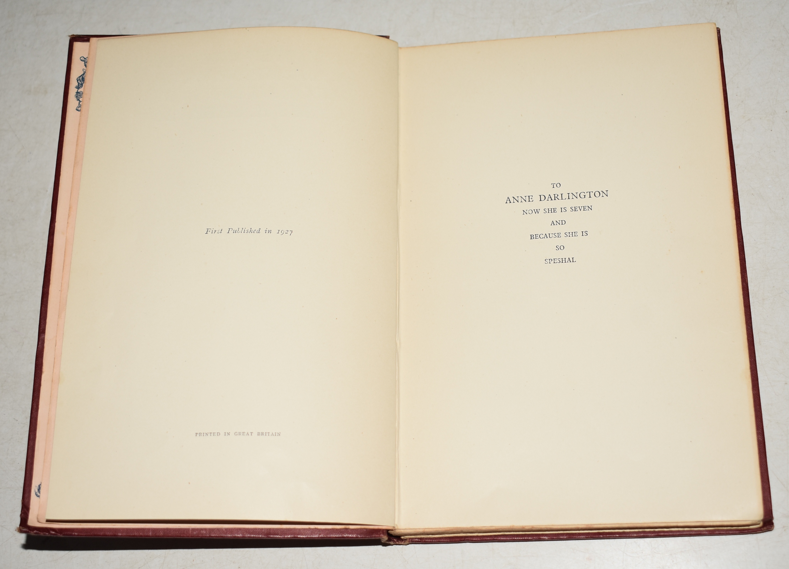 Now We are Six. By A. A. Milne with Decorations by Ernest H. Shepard. First Edition.