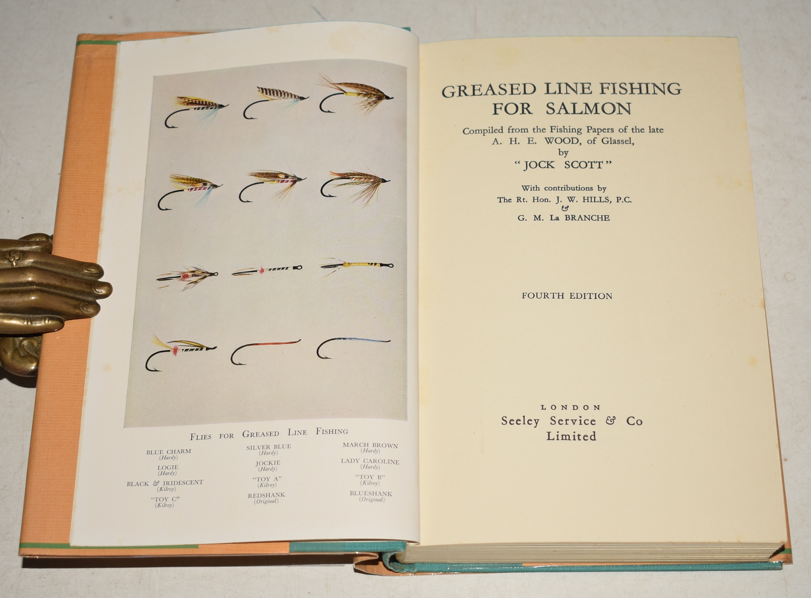Greased Line Fishing for Salmon The Methods of A.H.E. Wood of Glassel By &ldquo;Jock Scott&rdquo;.