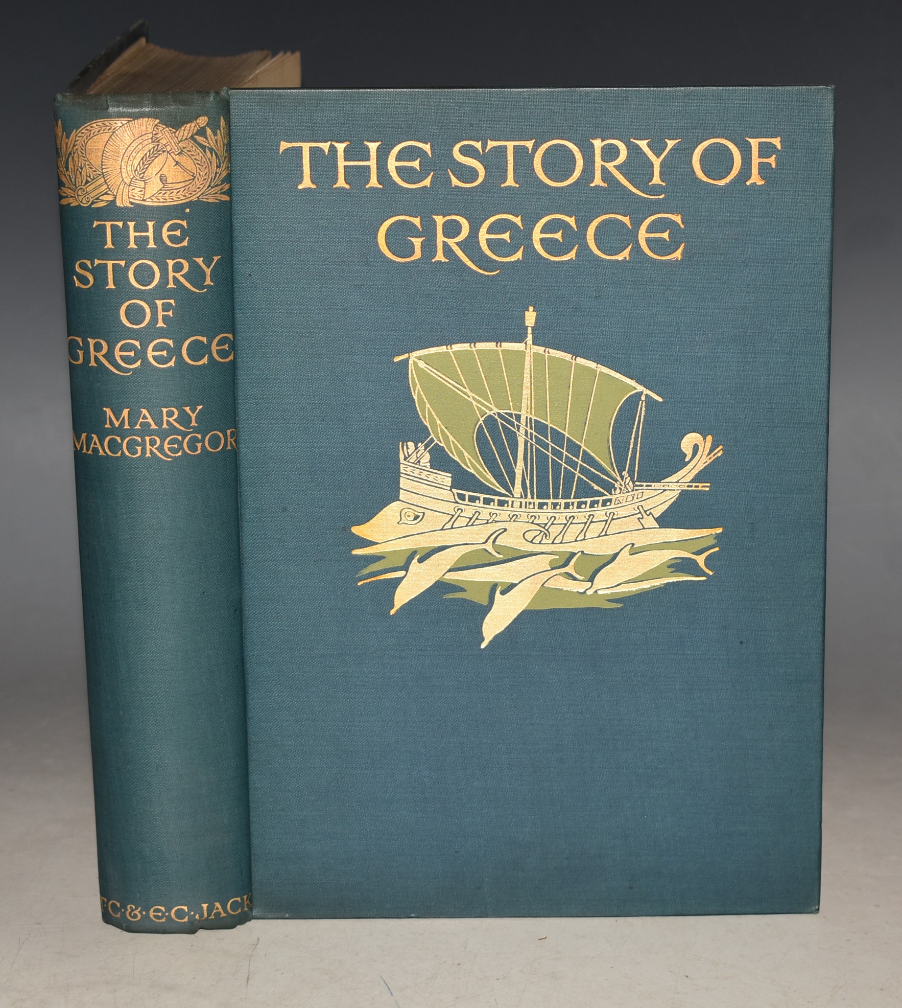 The Story of Greece Told to Boys and Girls. With 19 Plates in colour by Walter Crane.