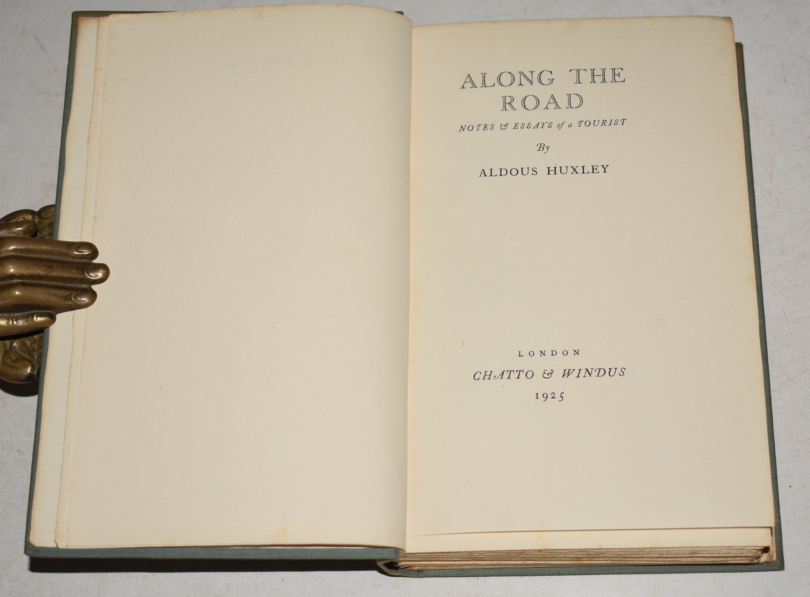 Along the Road Notes & Essays of a Tourist