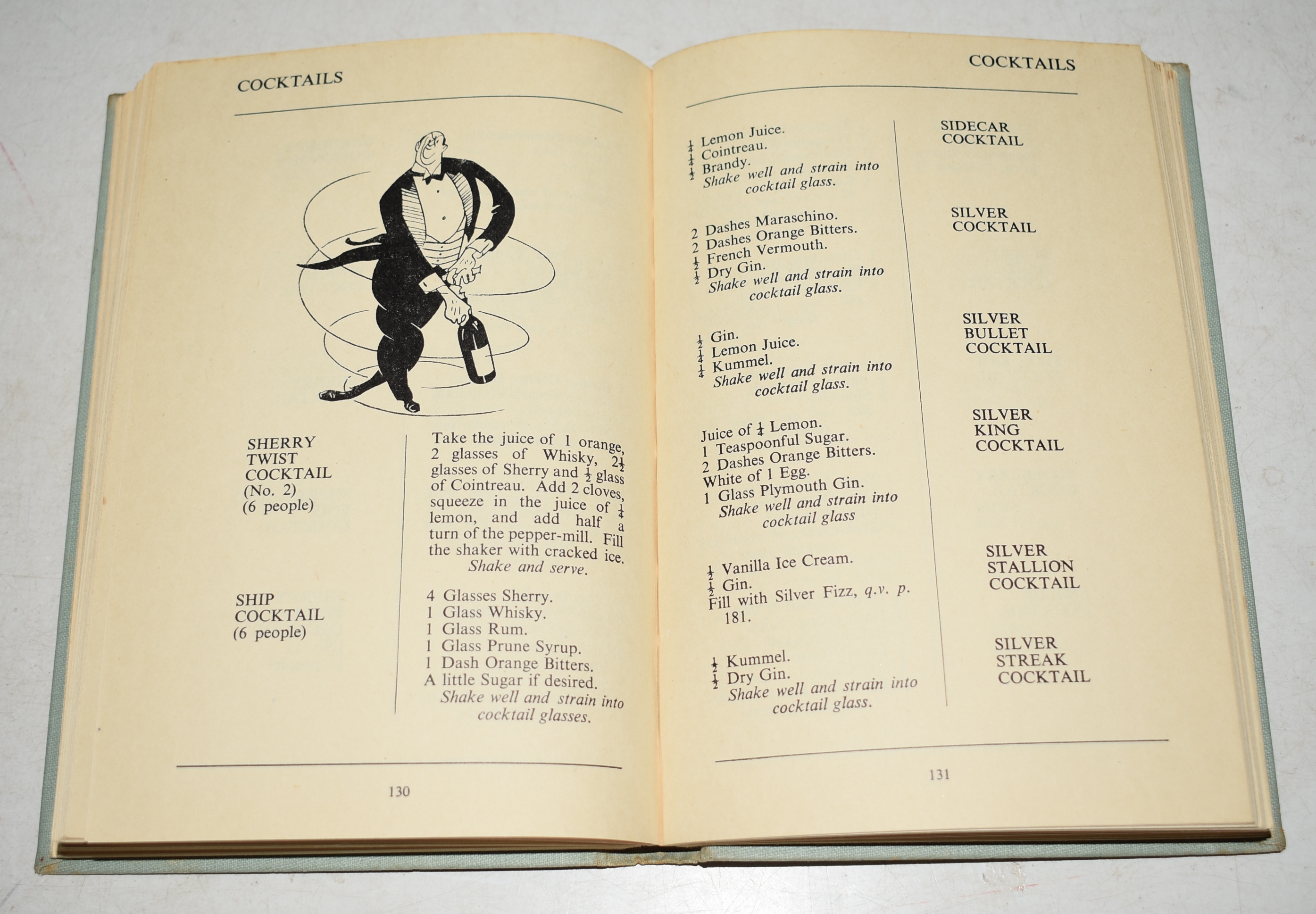 THE SAVOY COCKTAIL BOOK. Nicolas Bentley Drew the Pictures, Peter Goffin Designed the Cover.