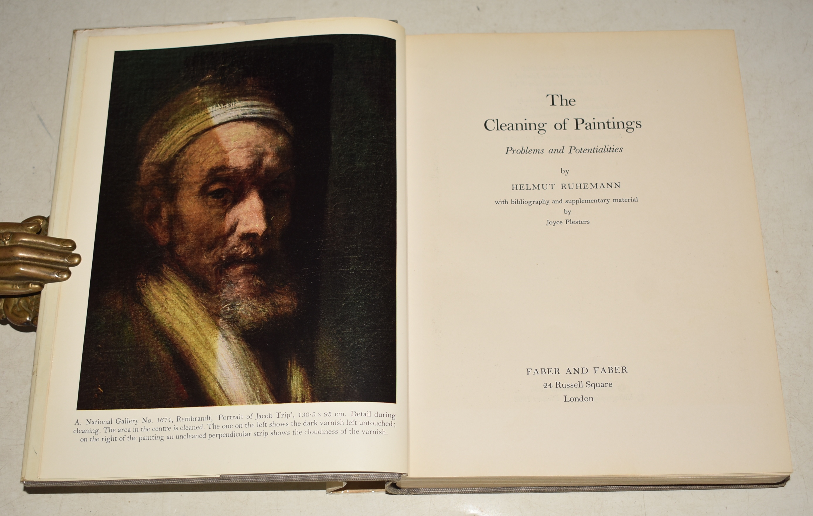 The Cleaning of Paintings Problems & Potentialities. With Bibliography and Supplementary Material by Joyce Plesters