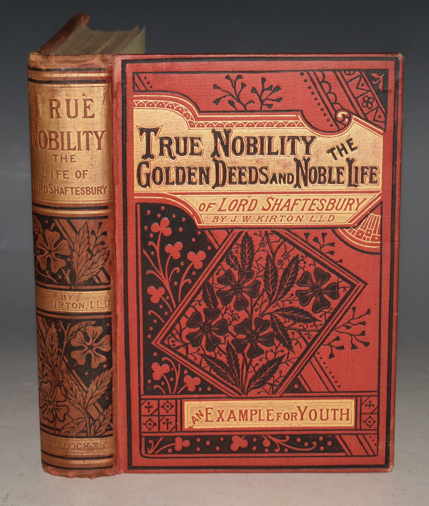 True Nobility - The Life of Lord Shafetesbury or the Golden Deeds of an Earnest Life, a Record of the Career and Labours of Anthony Ashley Cooper, Seventh Earl of Shaftesbury