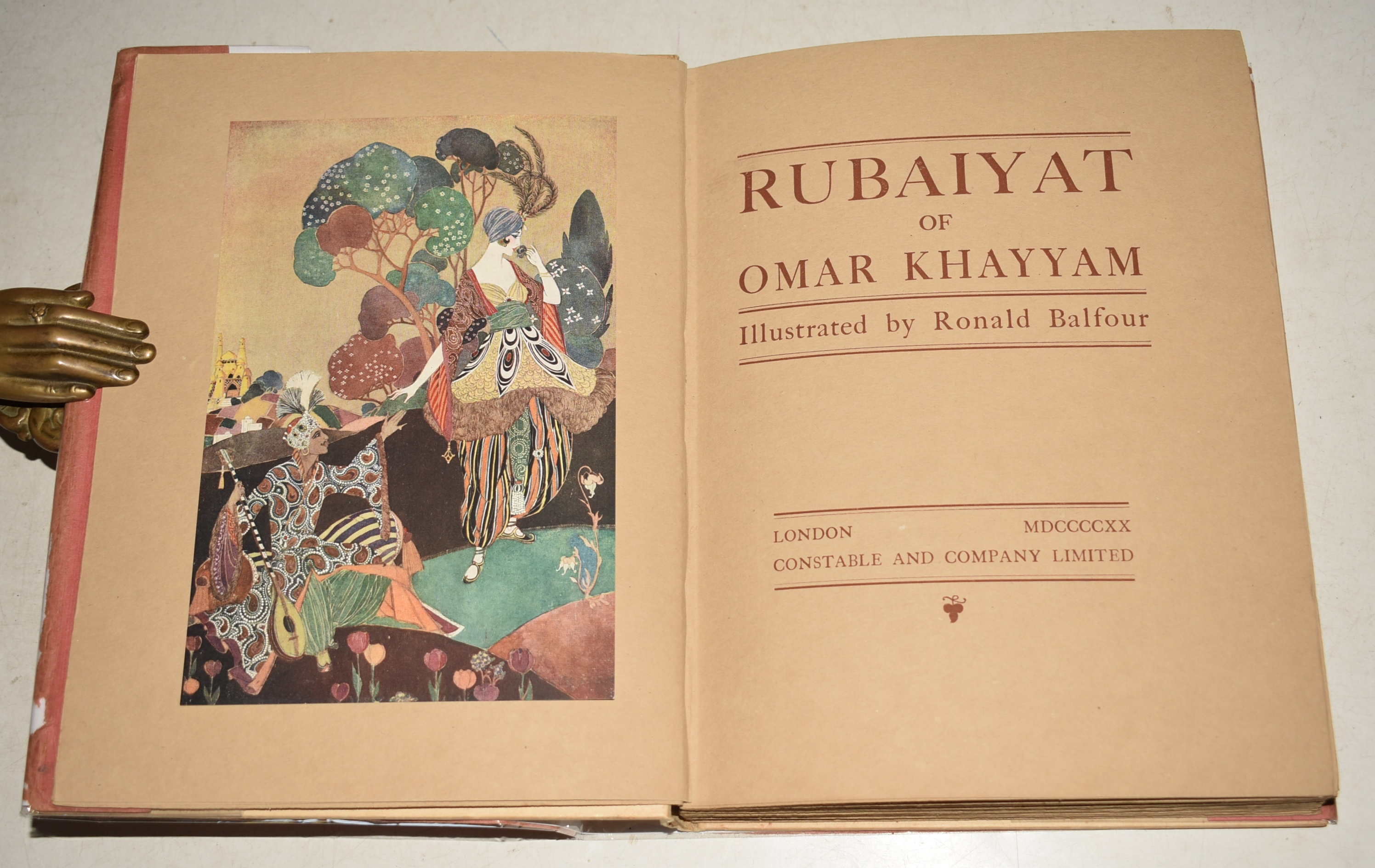 Rubaiyat of Omar Khayyam. Illustrated by Ronald Balfour.