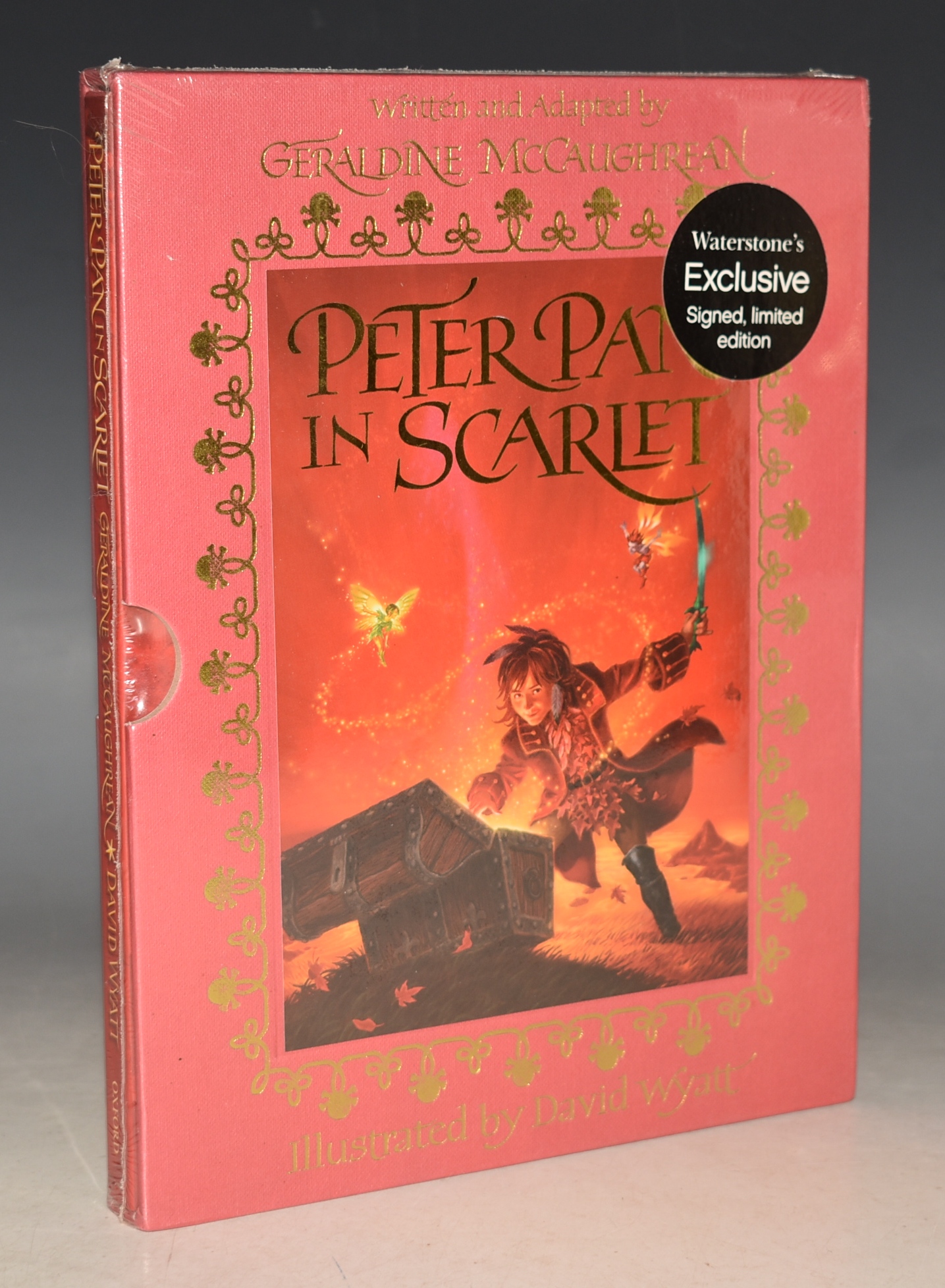 Peter Pan in Scarlet Illustrated by David Wyatt. SIGNED. Limited Edition. Sealed. Only 1500 copies.