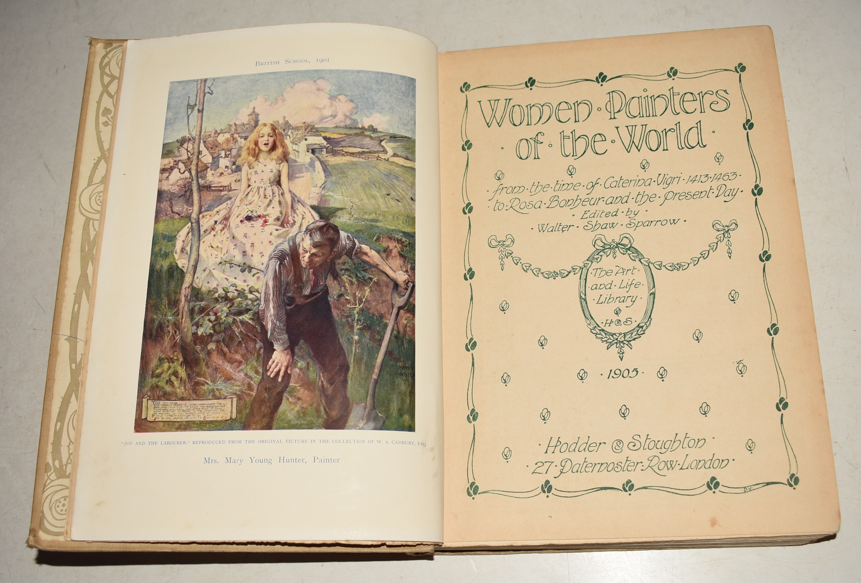 Women Painters of the World. from the time of Caterina Vigri 1413-1463, to Rosa Bonheur and the present day. The Art and Life Library.