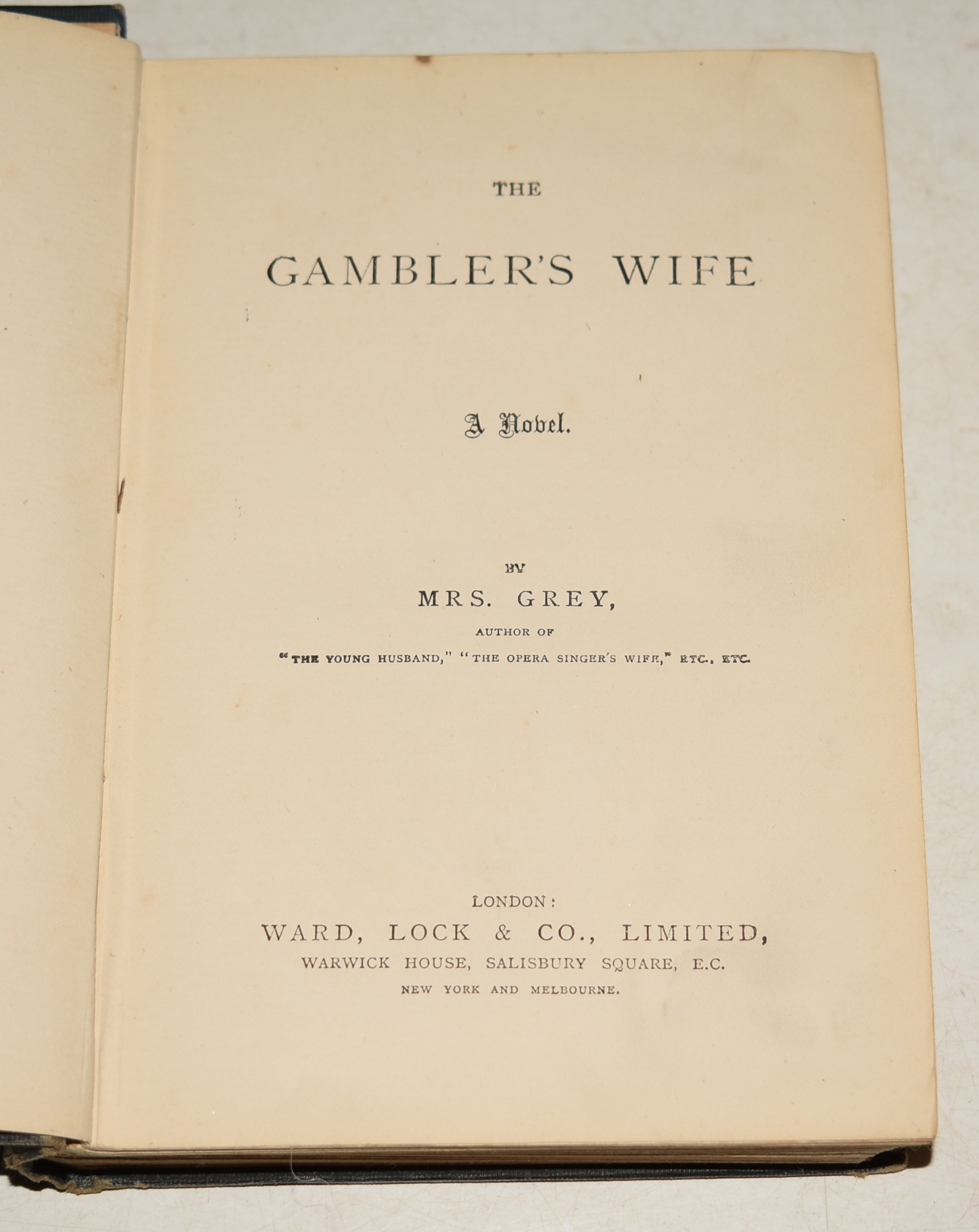 The Gamblers Wife A Novel
