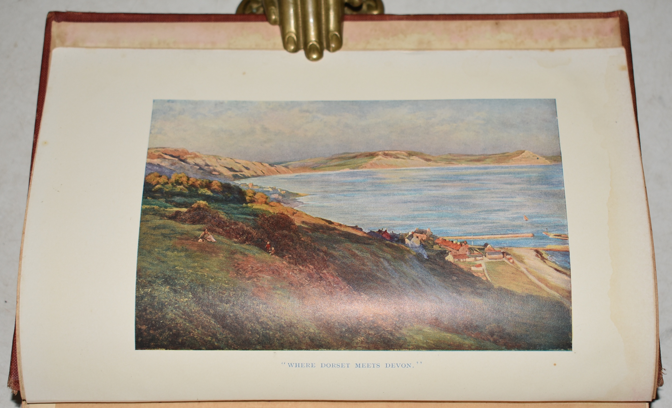 Where Dorset Meets Devon. Illustrated by J.W.King.