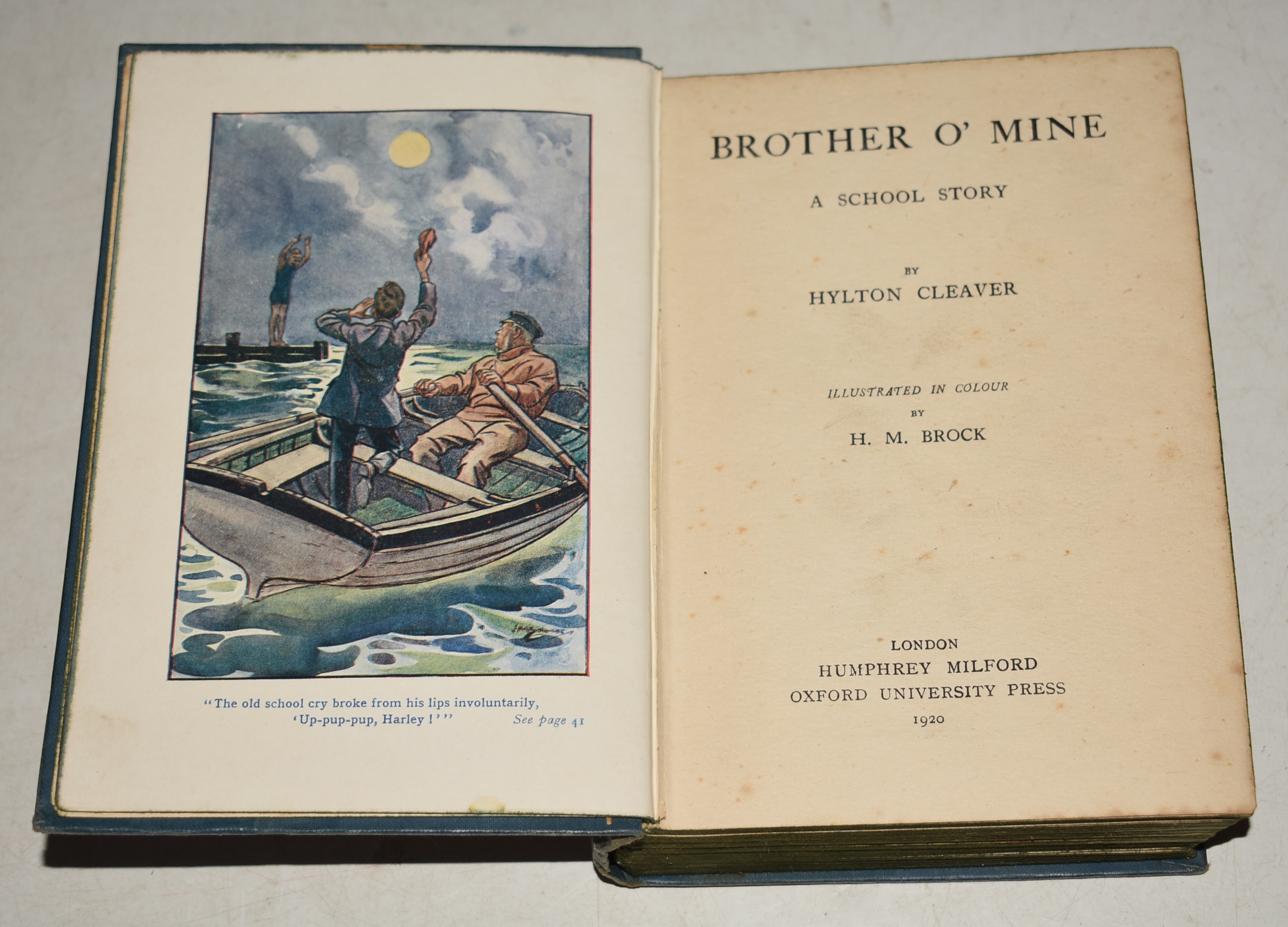 Brother O&rsquo;Mine A School Story Illustrated by H,M, Brock