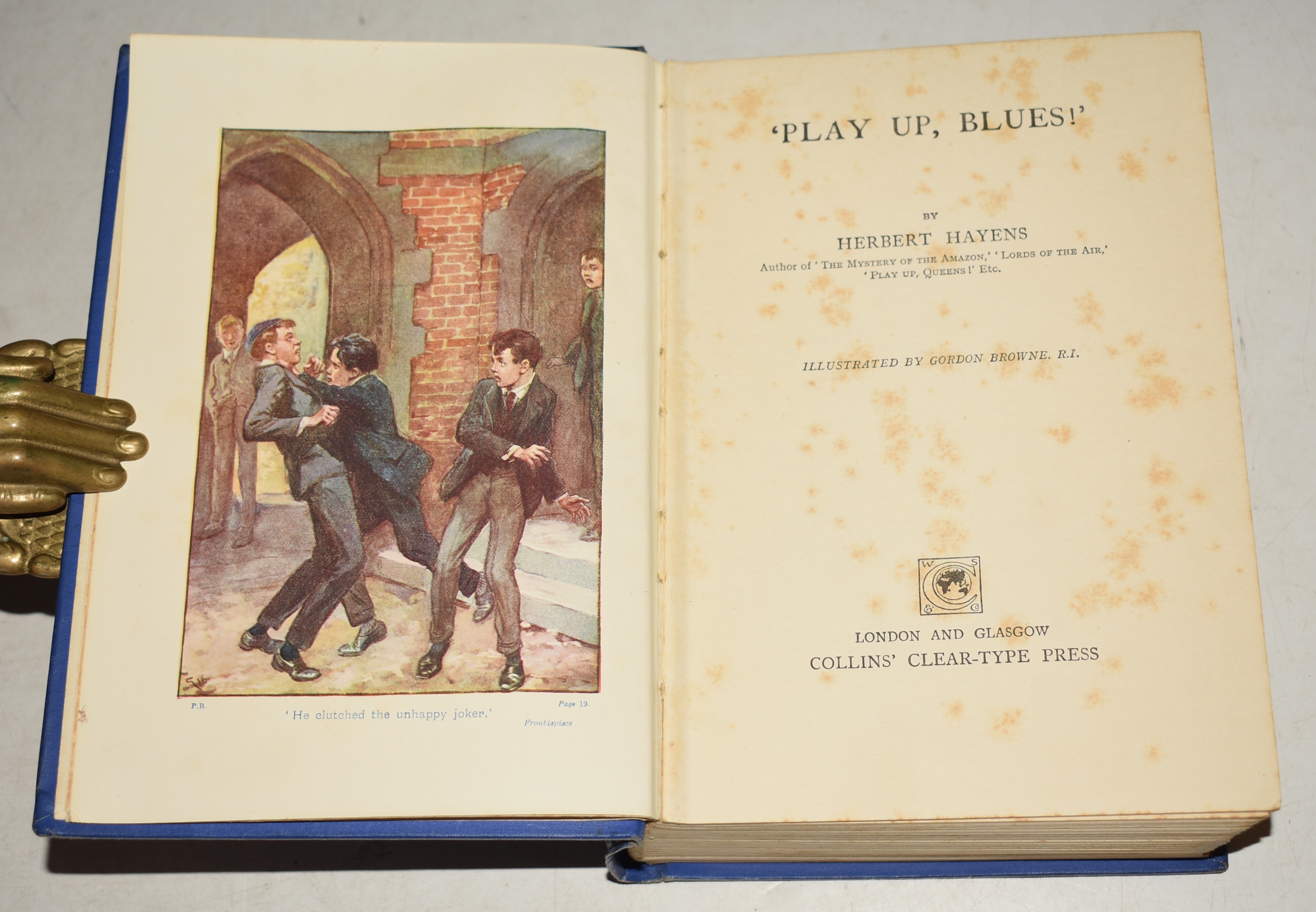 Play Up, Blues Illustrated by Gordon Browne