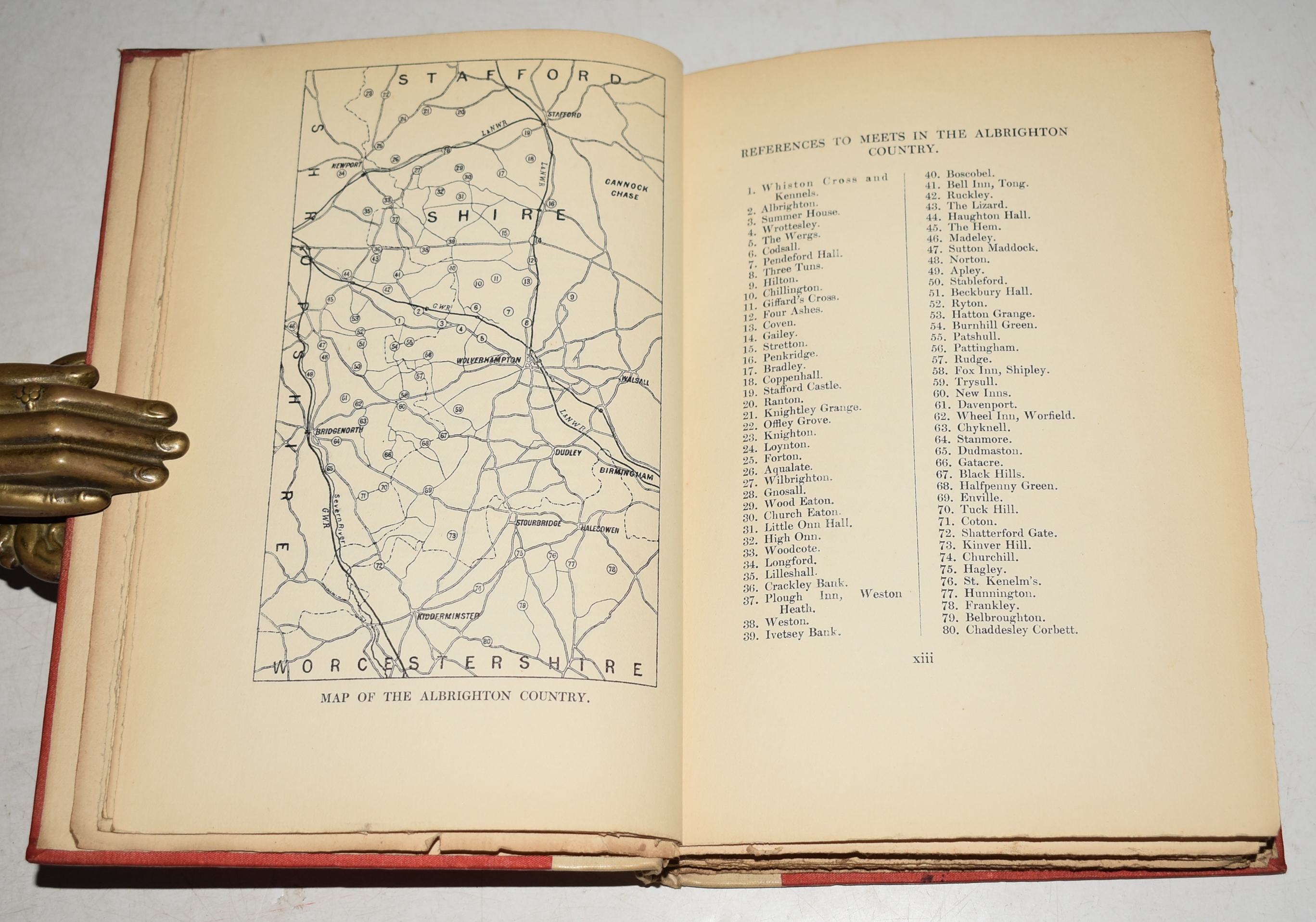 A Short History of The Albrighton Hunt With Portraits and Map.