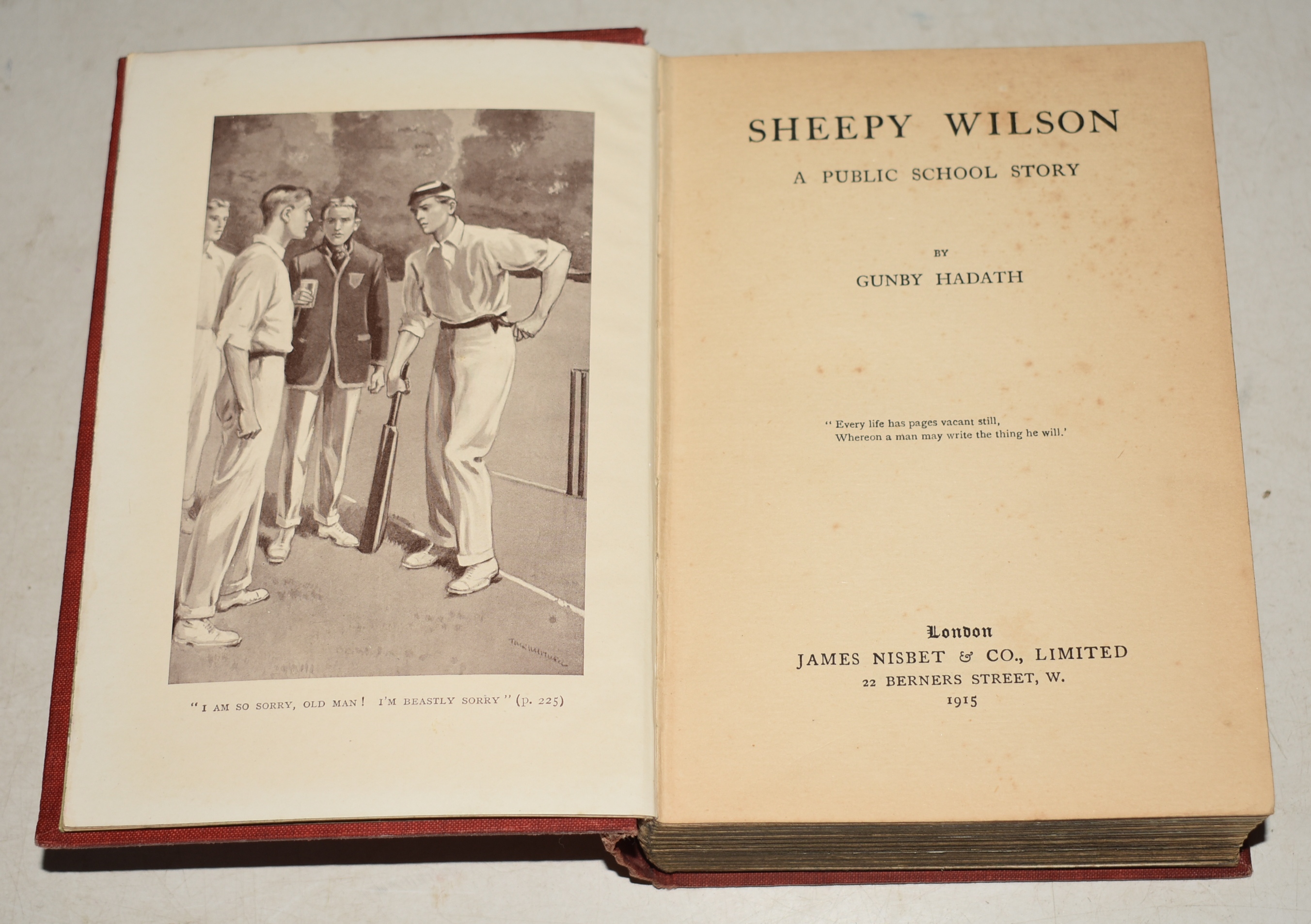 Sheepy Wilson A Public School Story