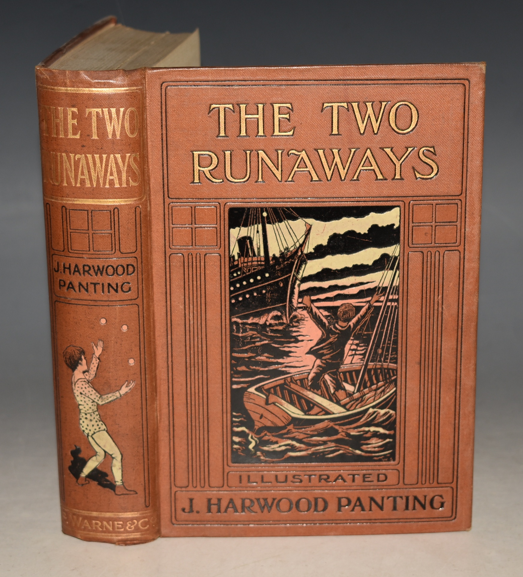 The Two Runaways With 16 original illustrations by Ernest Hasseldine.