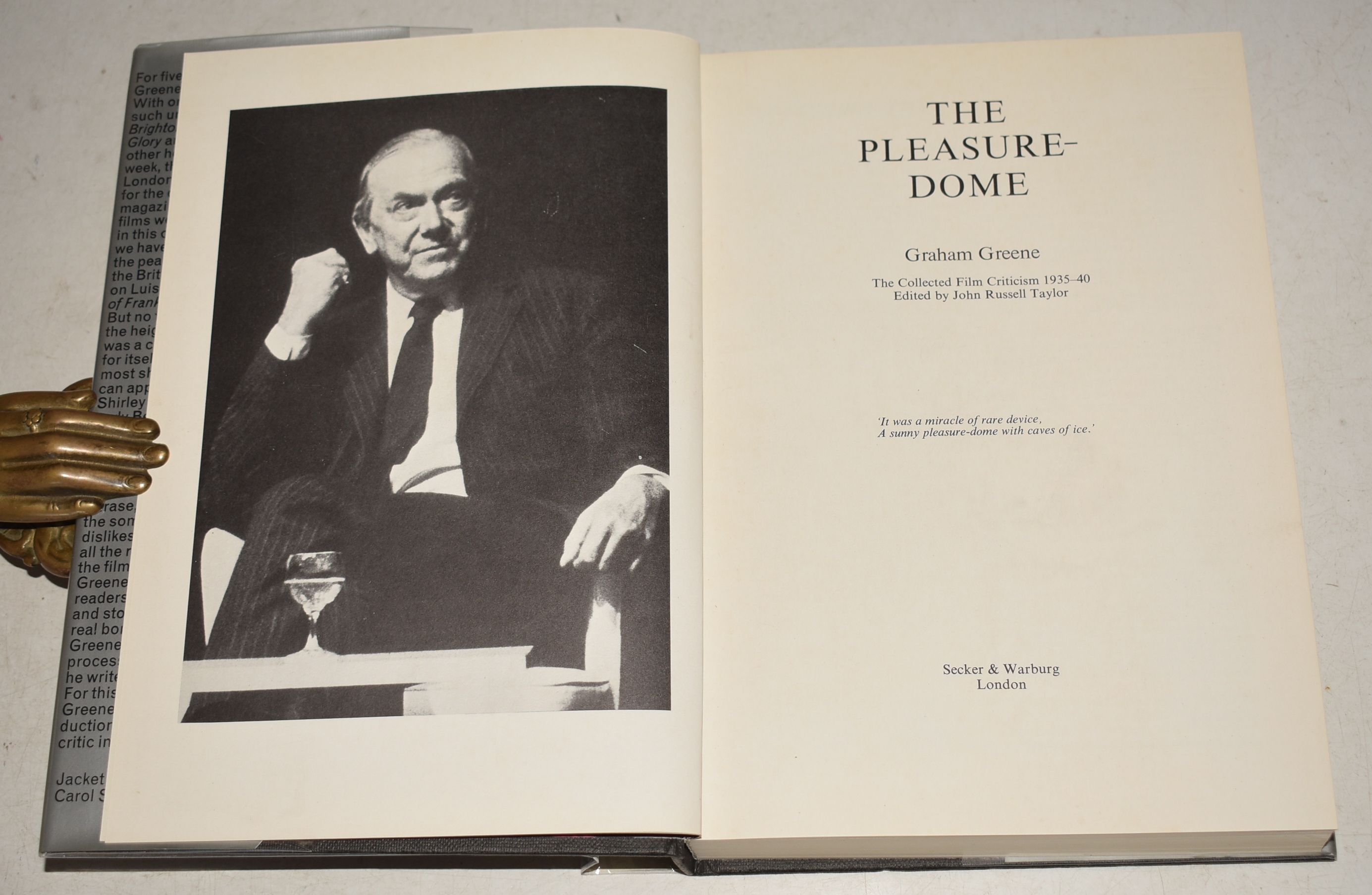 The Pleasure Dome. The Collected Film Criticism 1935-40. Edited by John Russell Taylor.