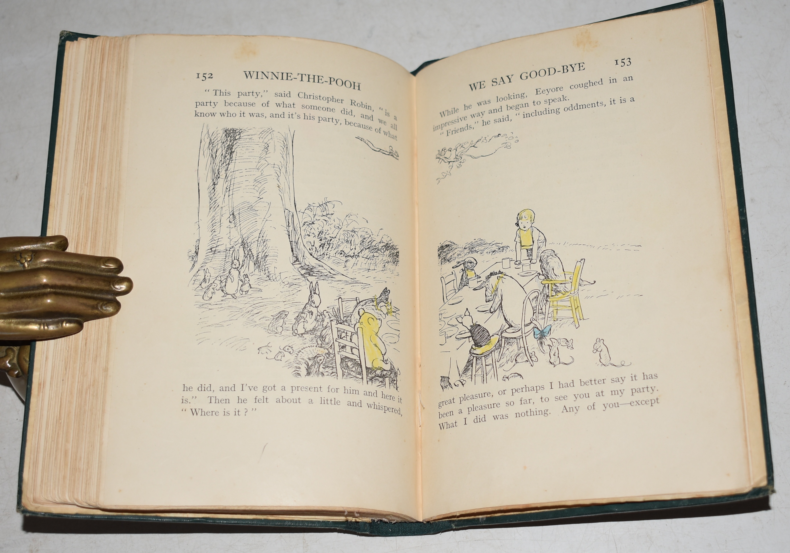 Winnie-The-Pooh By A. A. Milne. With Decorations by Ernest H. Shepard. FIRST EDITION.