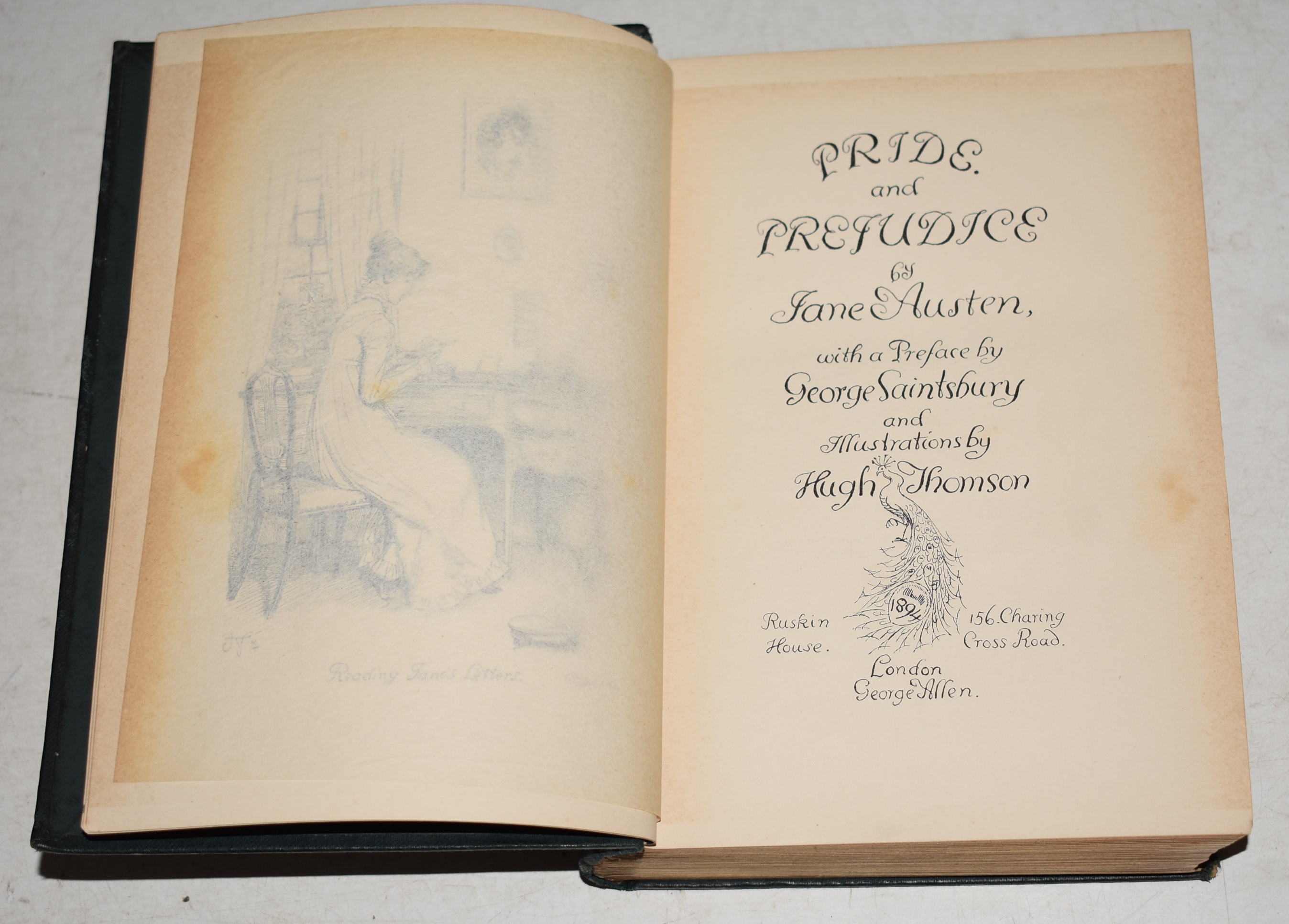 Pride and Prejudice. With a Preface by George Saintsbury and Illustrations by Hugh Thomson.