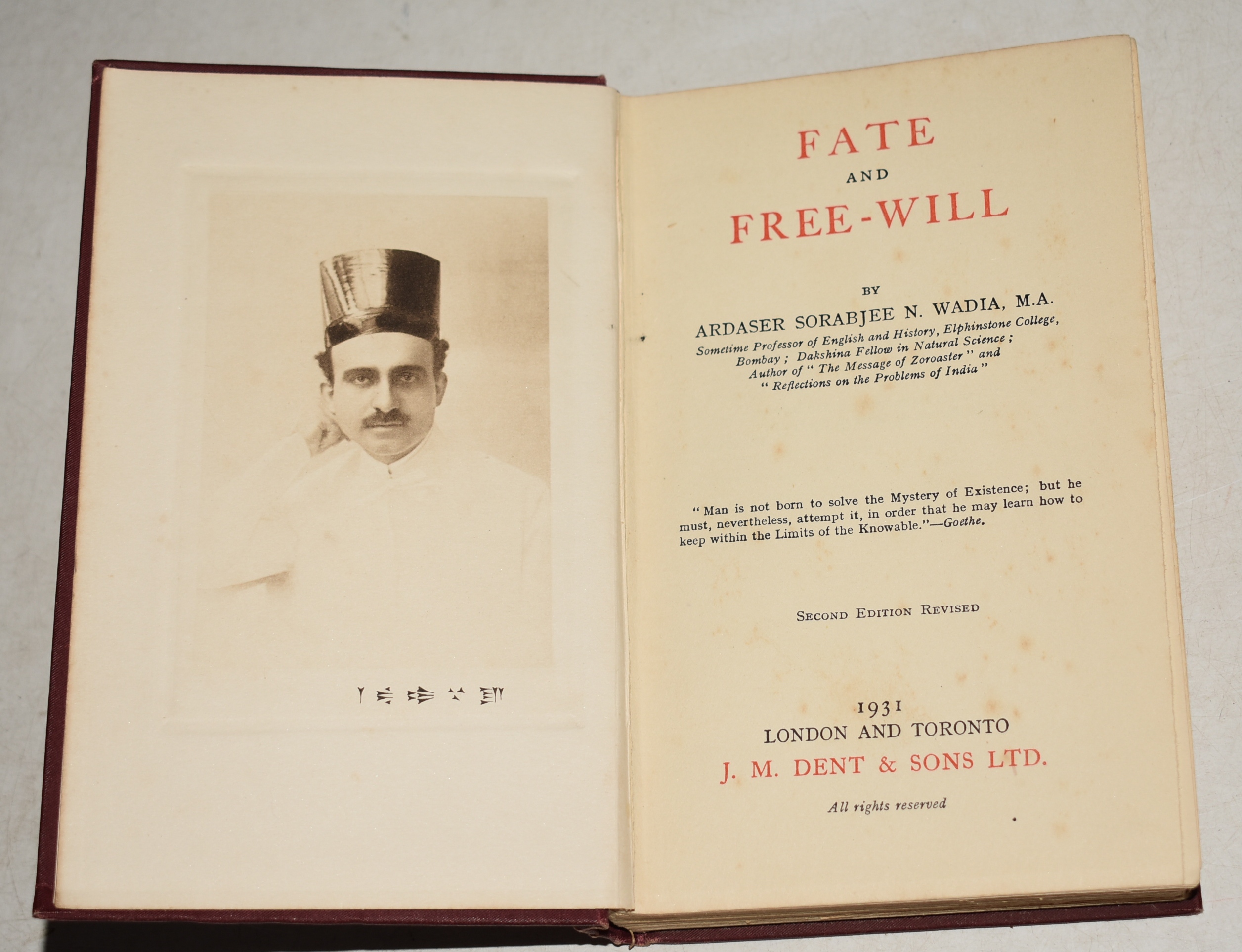 Fate and Free-Will