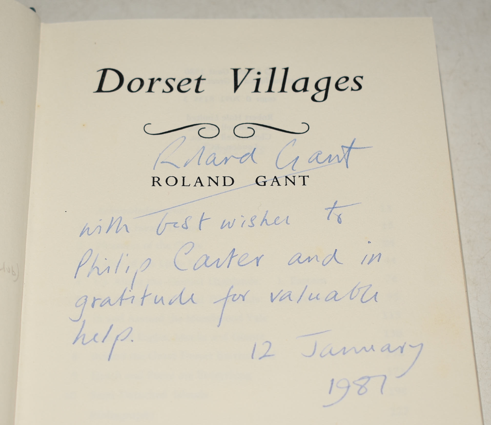 Dorset Villages. Signed by author.