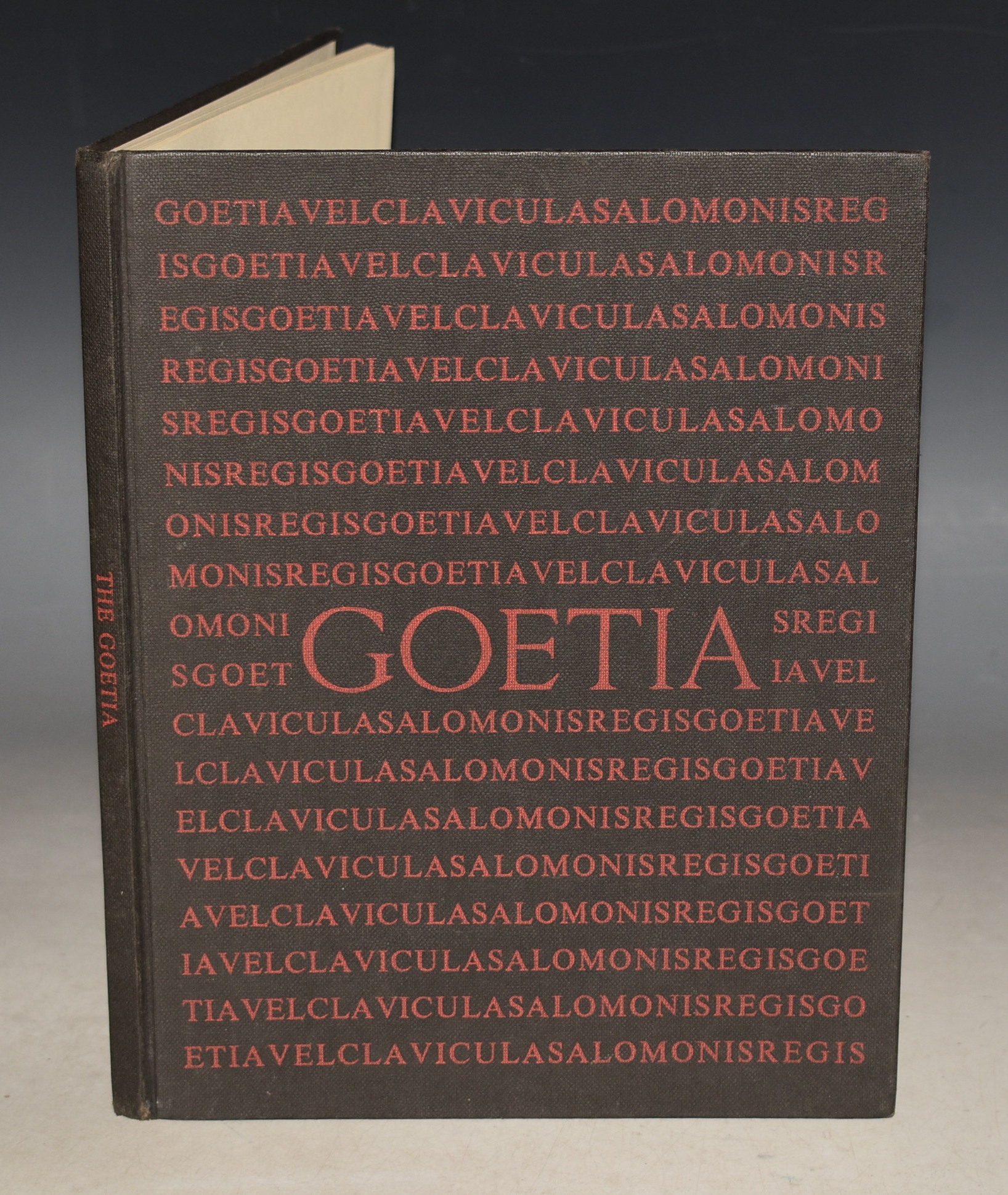 The Book of The Goetia of Solomon The King Translated into The English tongue by a Dead Hand, and Adorned with Divers Other Matters Germane Delightful to the Wise. The Whole Edited, Verified, Introduced and Commented by Aleister Crowley.