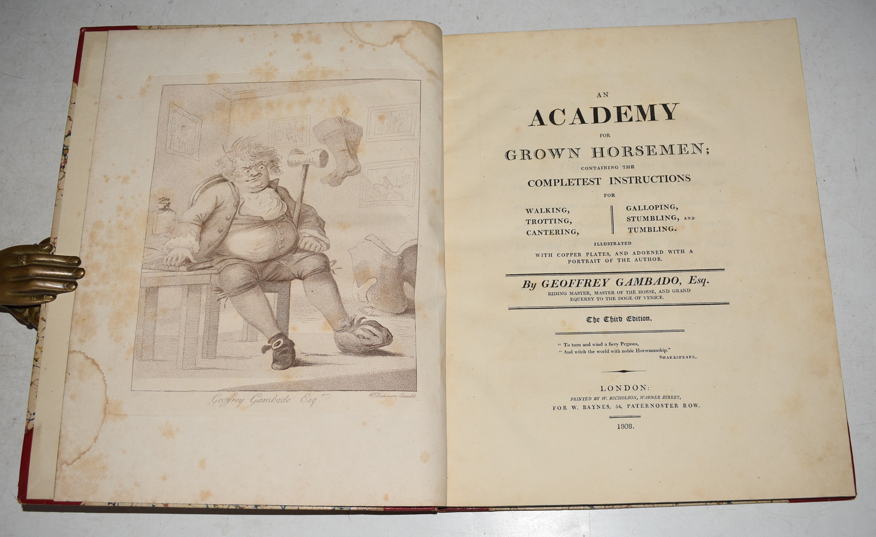 Annals of Horsemanship; AND Academy For Grown Horsemen; Containing Accounts of Accidental Experiments and Experimental Accidents, Both Successful and Unsuccessful: Communicated by Various Correspondents. Together with Most Instructive Remarks Thereon, and Answers Thereto. Illustrated with Cuts by Th