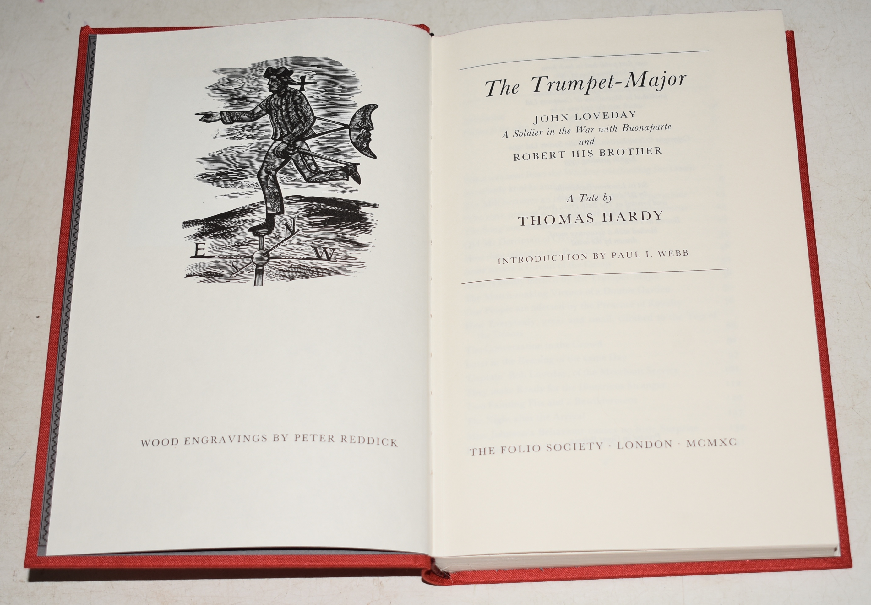 The Trumpet Major John Loveday. A Soldier in the War with Buonaparte and Robert His Brother. Introduction by Paul I. Webb