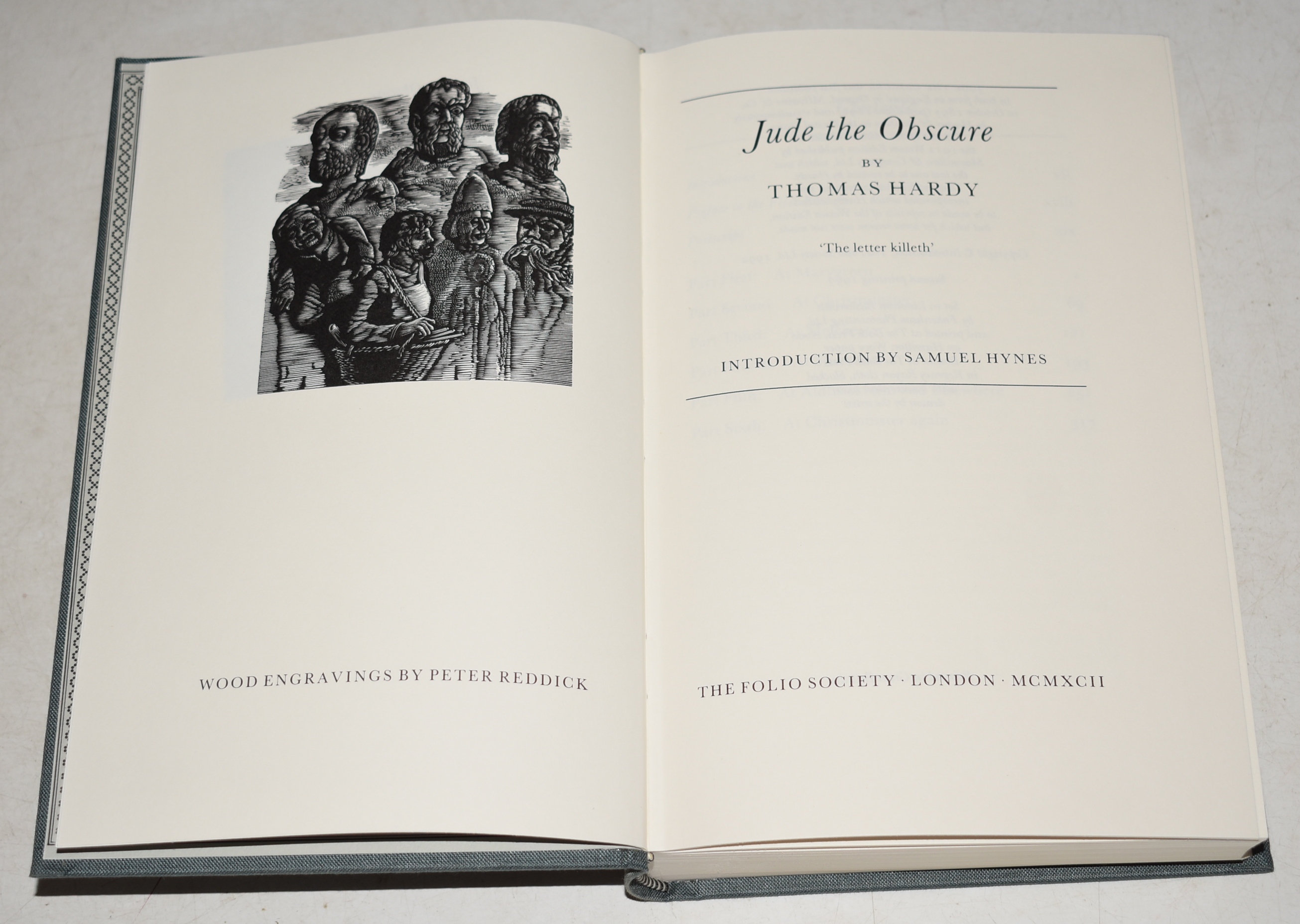 Jude the Obscure Introduction by Samuel Hynes.
