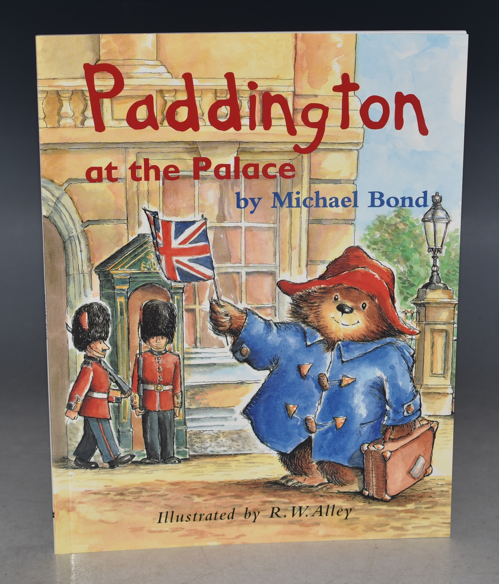 Paddington at the Palace Illustrated by R.W. Alley. Enlarged Paperback Edition. SIGNED COPY.