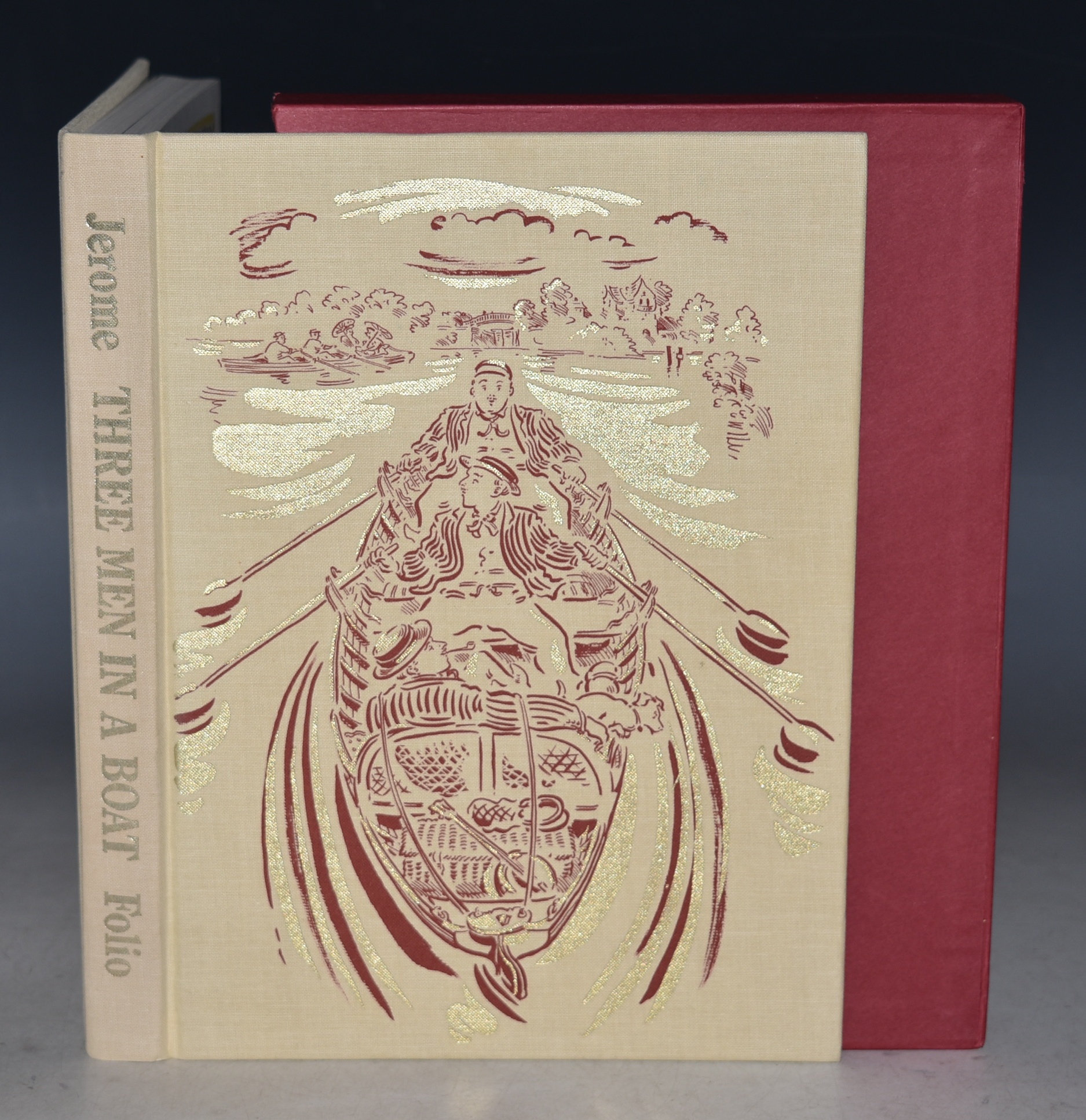 Three Men in a Boat. Illustrated by Paul Cox.