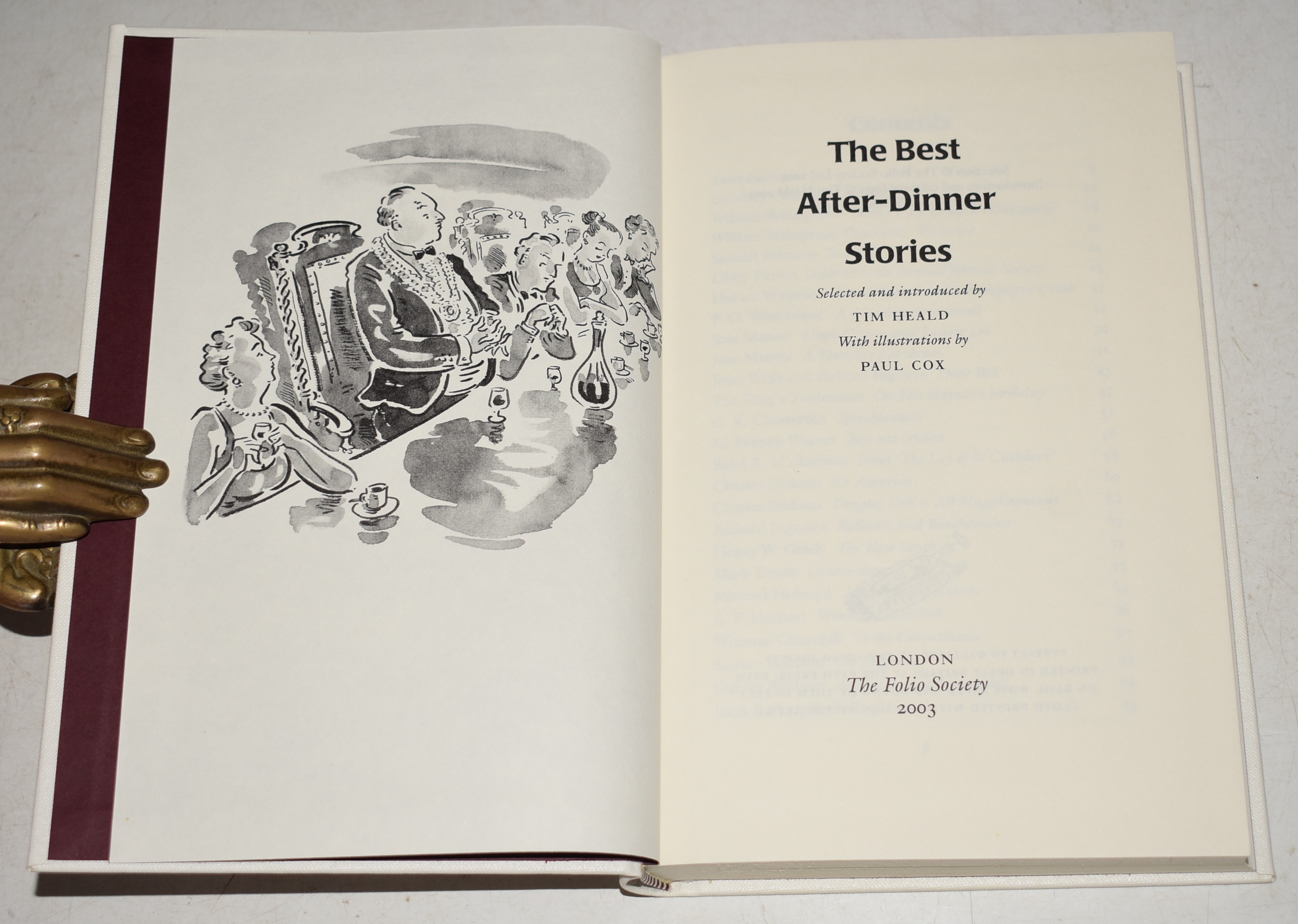 The Best After-Dinner Stories. SIGNED Paul Cox Selected and Introduced by Tim Heald. Illustrations by Paul Cox.