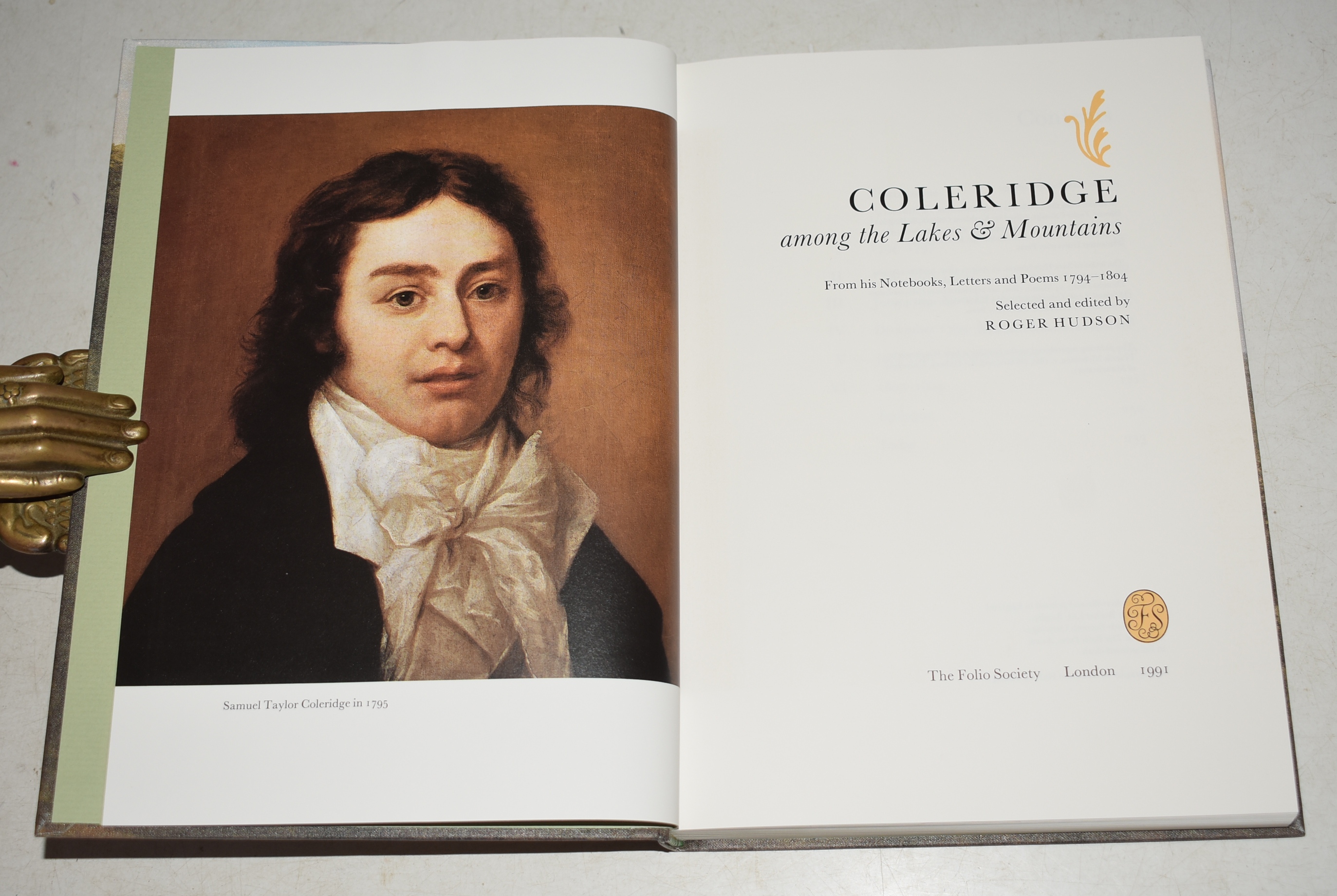 Coleridge among the Lakes & Mountains. From his Notebooks, Letters and Poems 1794 - 1804. Selected and edited. by R. Hudson.