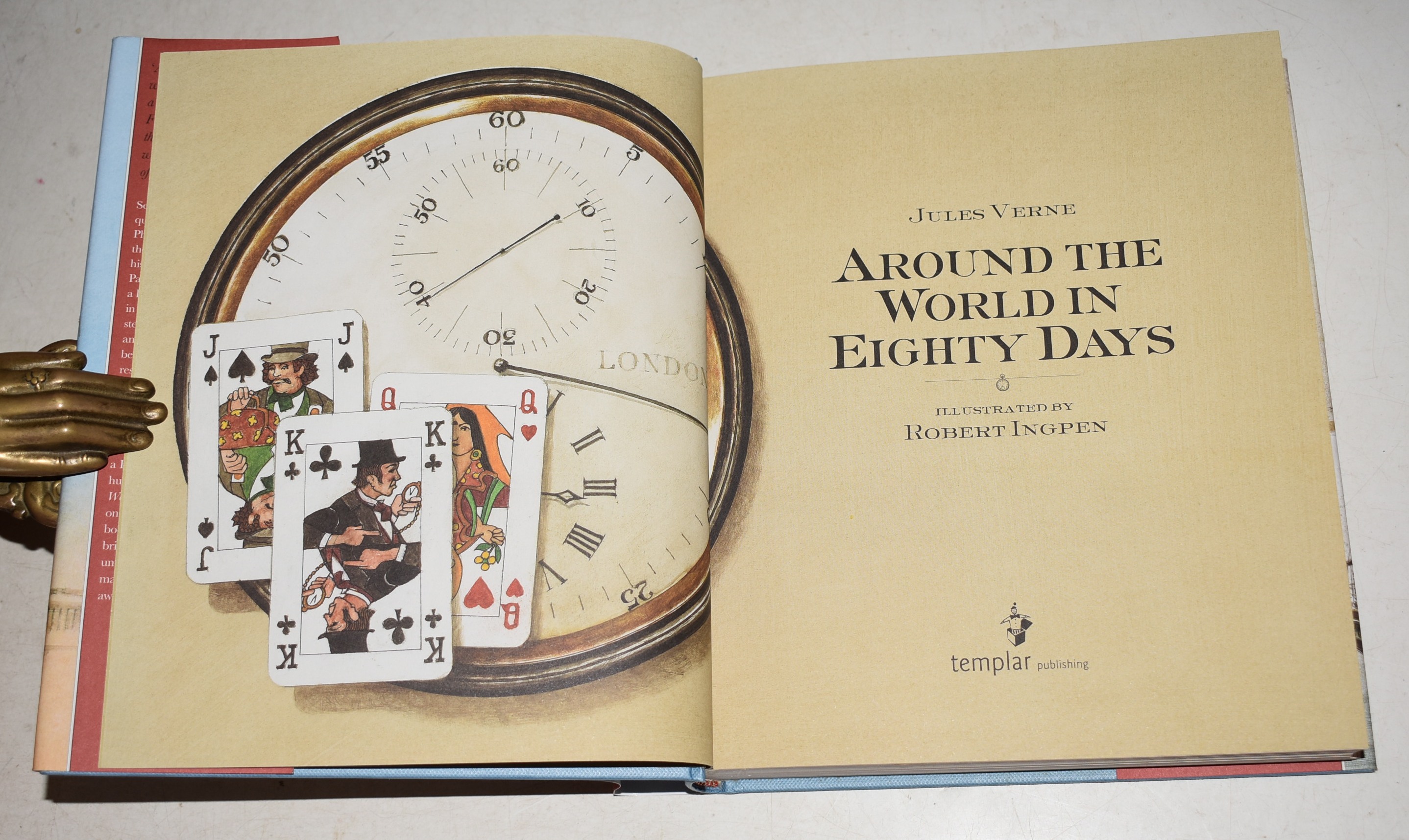 Around the World in Eighty Days. SIGNED by Illustrator, Robert Ingpen.