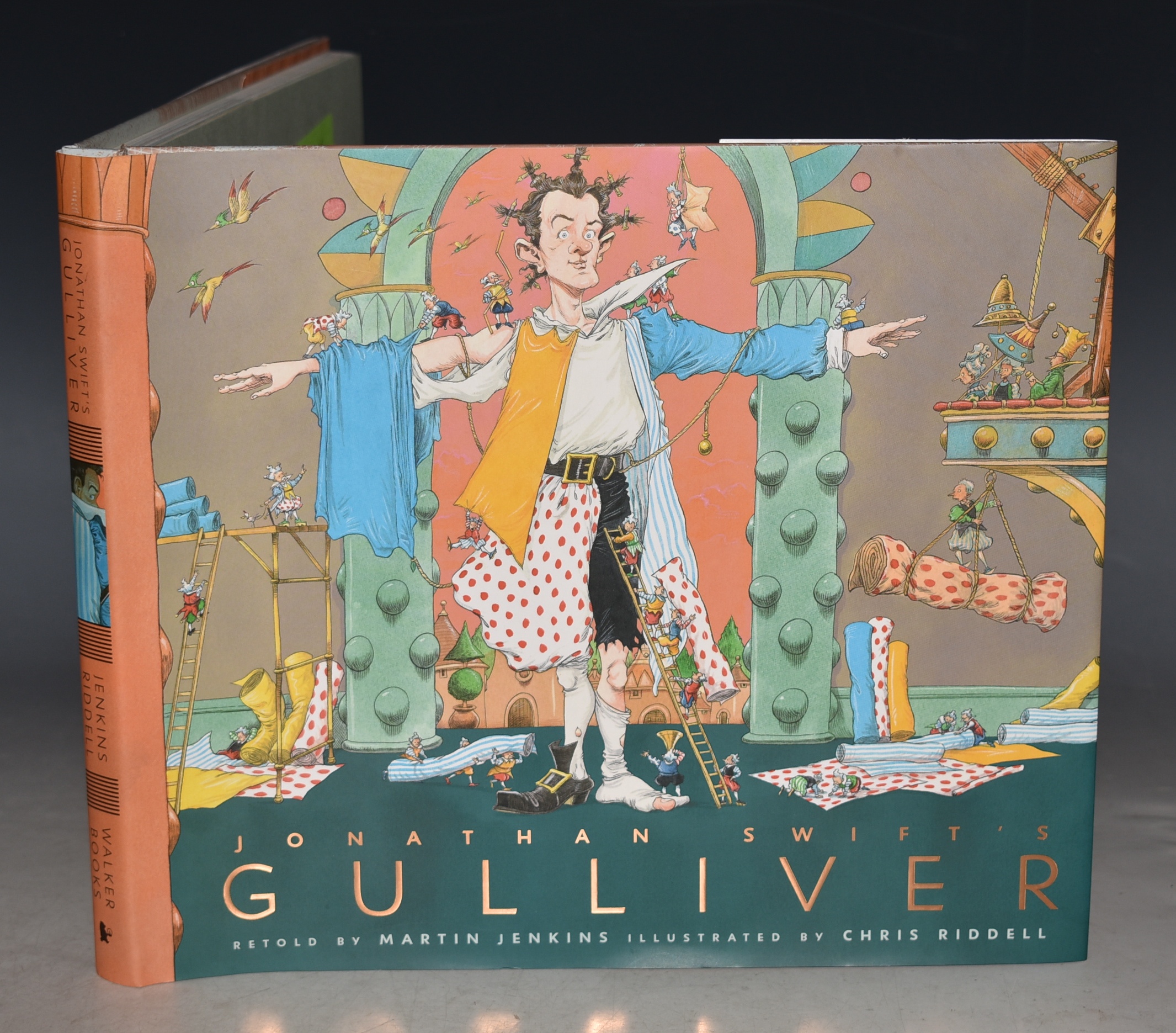 Jonathan Swift&rsquo;s Gulliver Retold by Martin Jenkins. Illustrated by Chris Riddell SIGNED by Chris Riddell