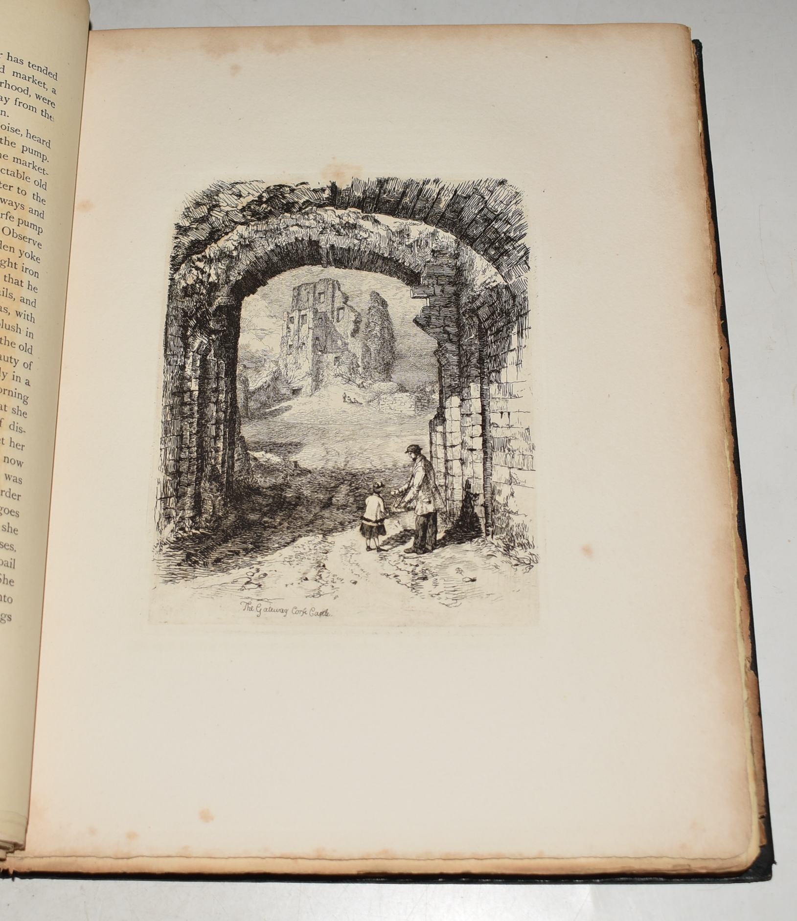 A Royal Warren. Or: Picturesque Rambles in the Isle of Purbeck. The etchings by Alfred Dawson.