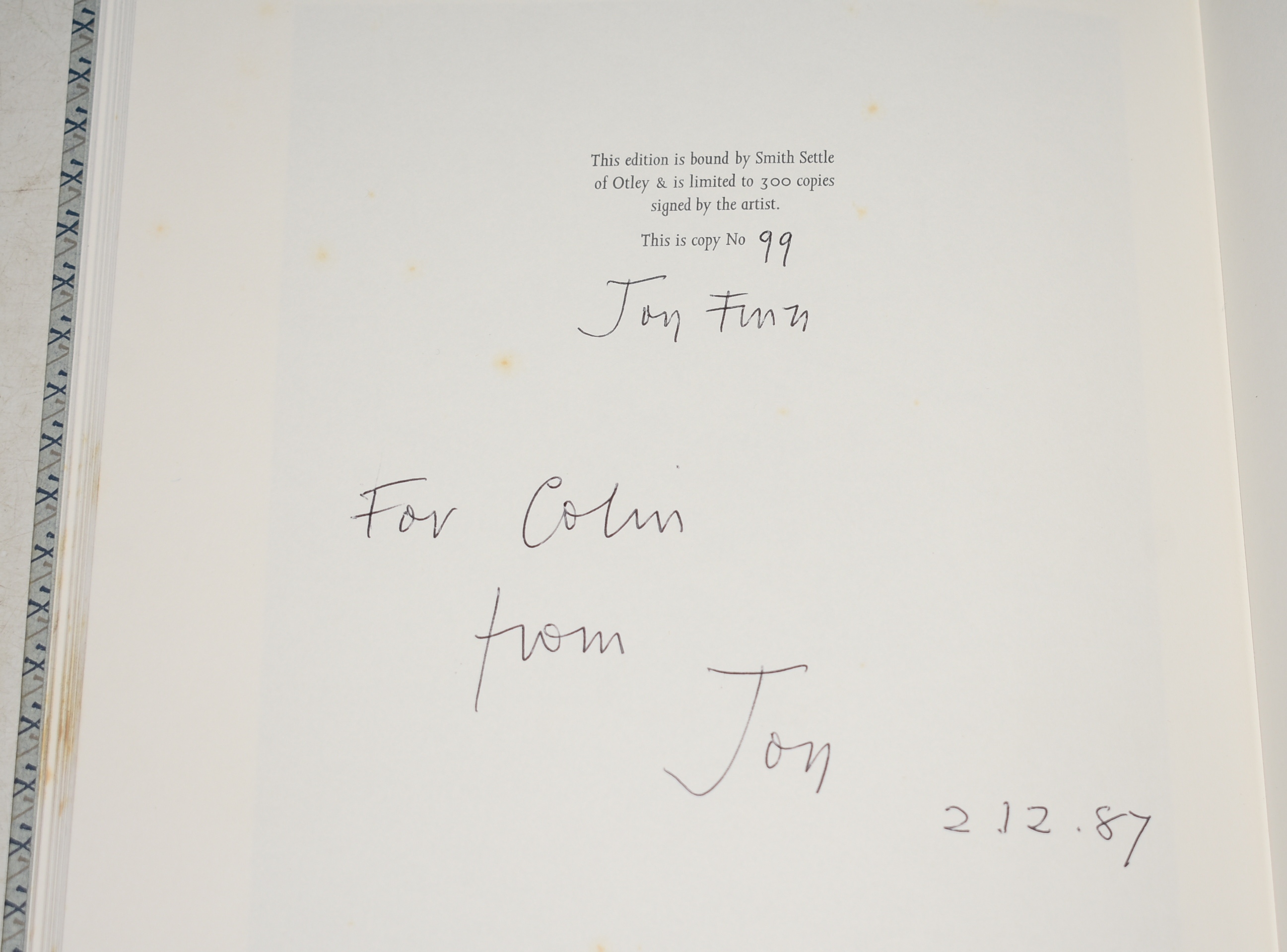 In That Place The Portrait Drawings of Joy Finzi. SIGNED LIMITED EDITION.