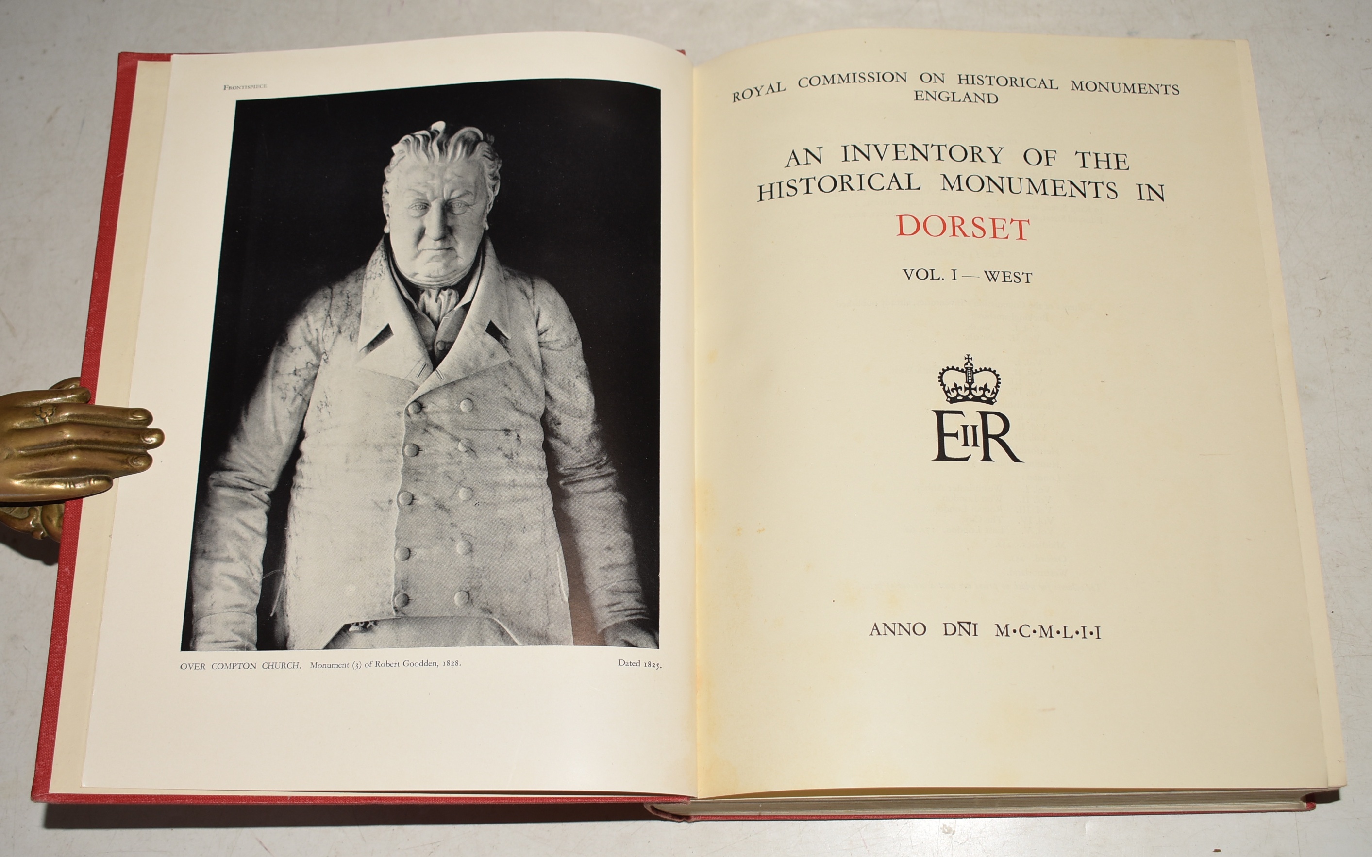 An Inventory of the Historical Monuments in the County of Dorset. 8 Volumes Complete: Vol.I West; Vol.II South, Parts 1, 2 & 3; Vol.III Central, Parts I & II; Vol.IV North; and Vol.V East.