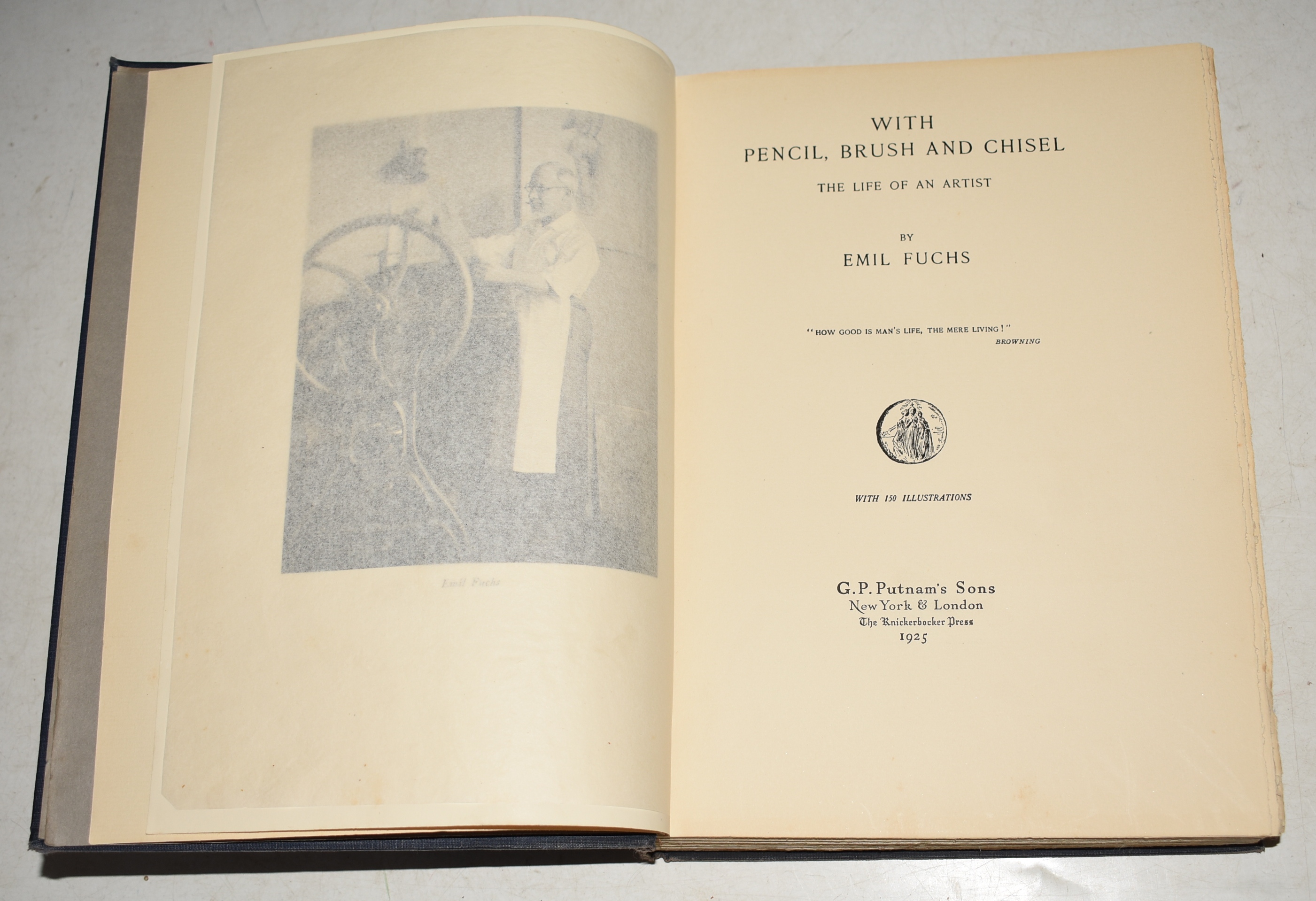 With Pencil, Brush and Chisel, The Life of An Artist With 150 Illustrations.