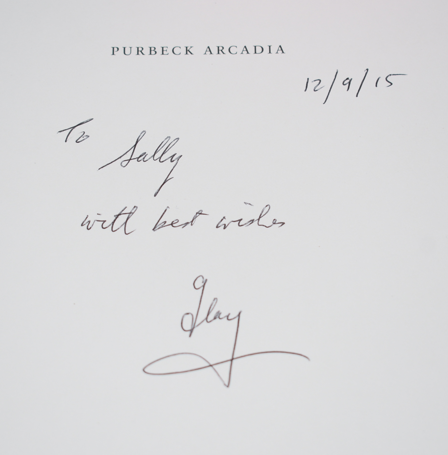 Purbeck Arcadia Dunshay Manor & the Spencer Watsons. SIGNED.