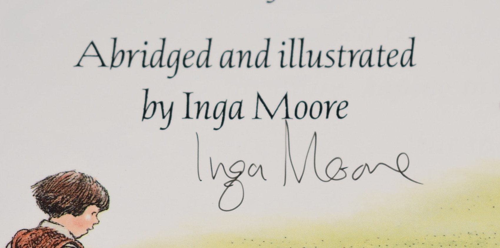 The Reluctant Dragon Illustrated by Inga Moore SIGNED by Inga Moore