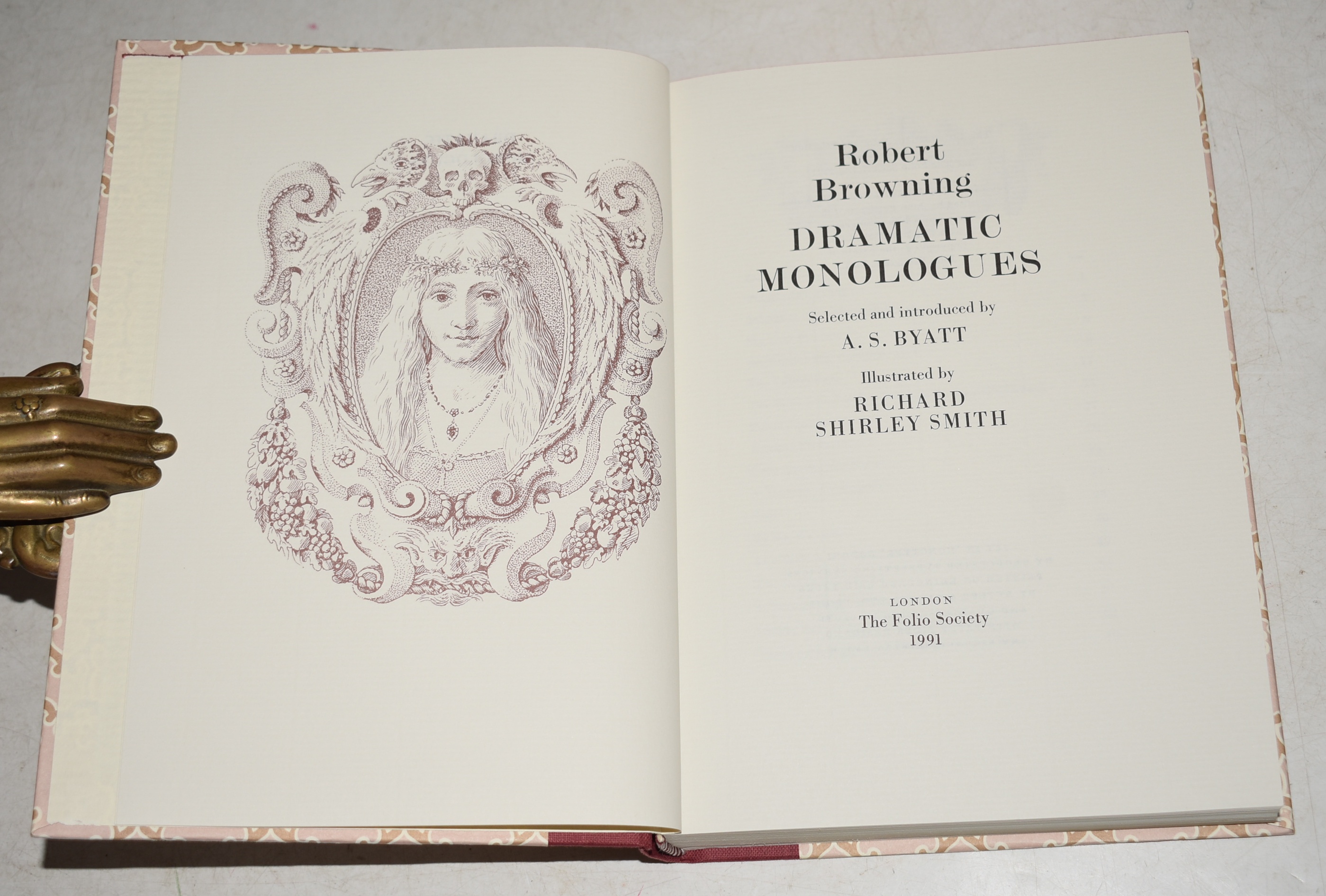 Dramatic Monologues Selected and introduced by A.S. Byatt. Illustrated by Richard Shirley Smith.
