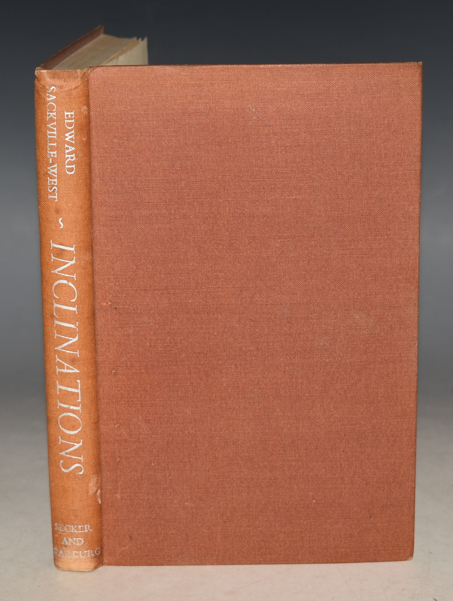Inclinations With LETTER Signed by Vita Sackville-West.