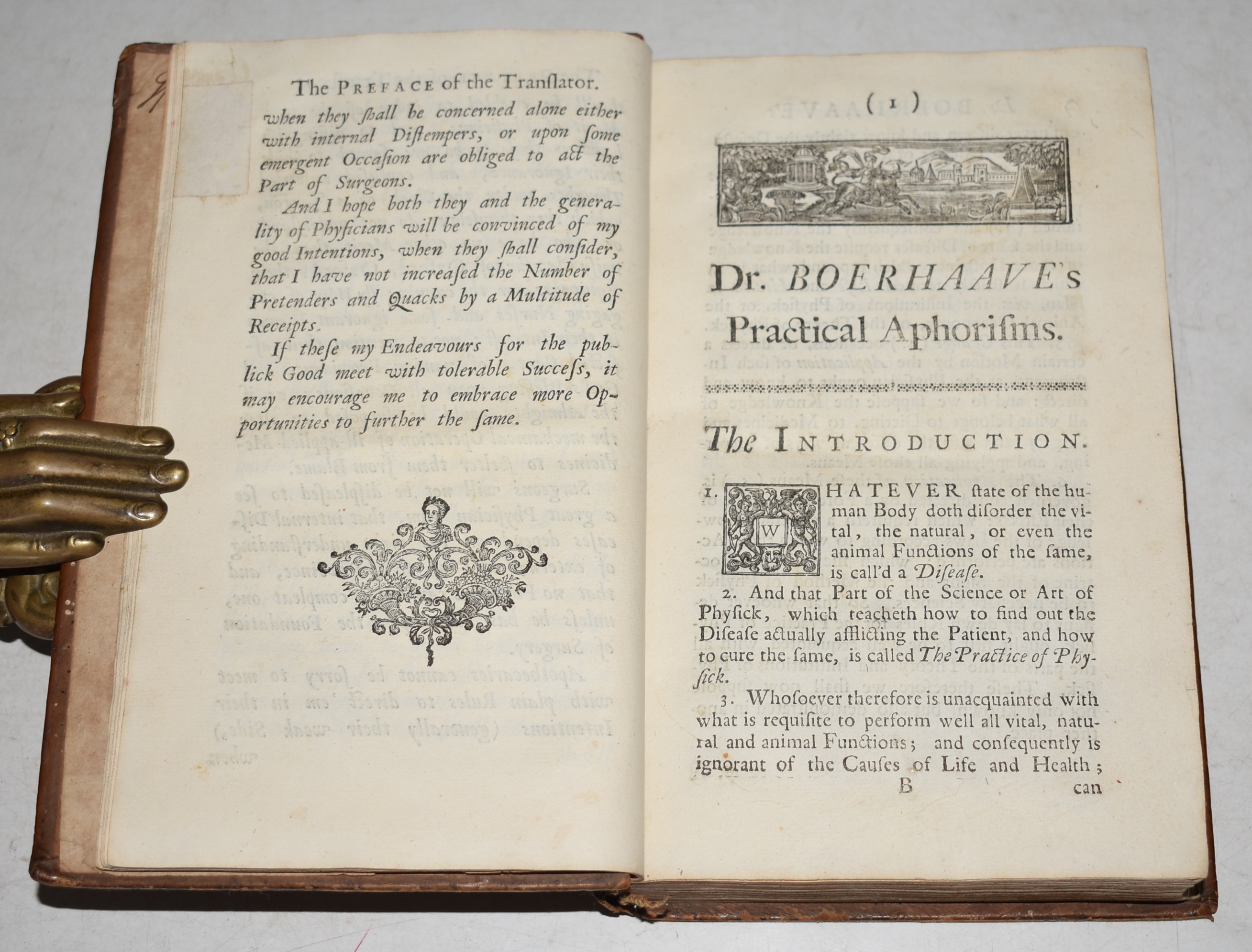 Boerhaave&rsquo;s Aphorisms: Concerning the Knowledge and Cure of Diseases. Translated from the last Edition Printed in Latin at Leyden, 1722.