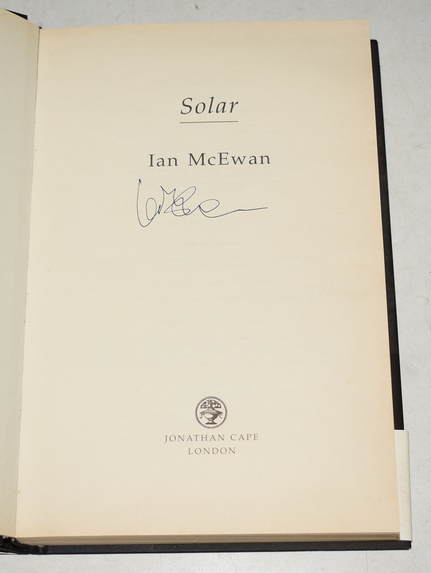 Solar. SIGNED by author