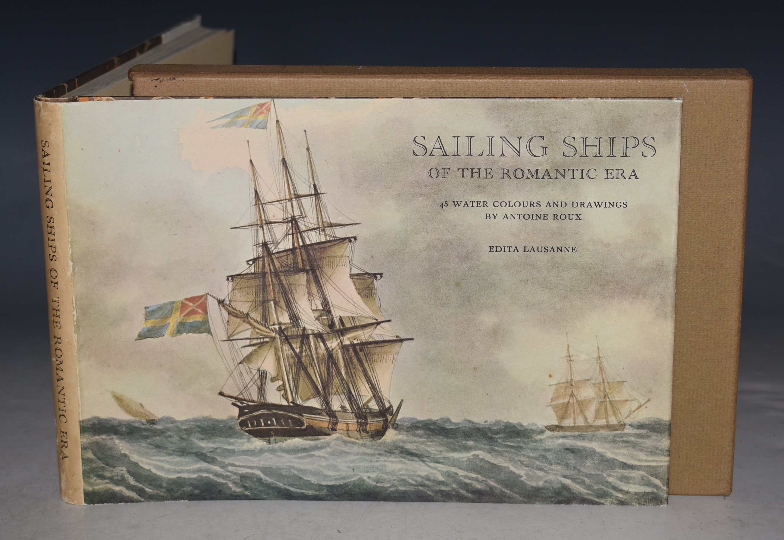 Sailing Ships of the Romantic Era A 19th Century Album of Water Colours by Antoine Roux. LIMITED EDITION.