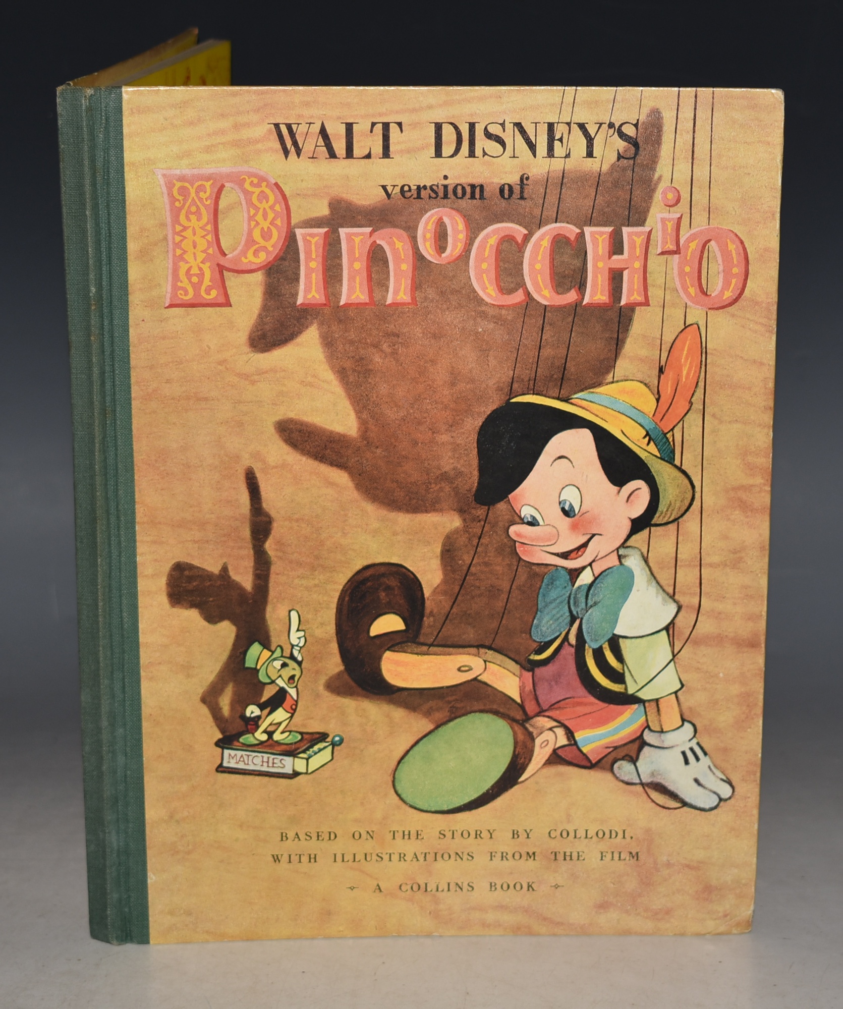 Walt Disney's Version of Pinocchio Based on the story by Collodi, with Illustrations from the Film.