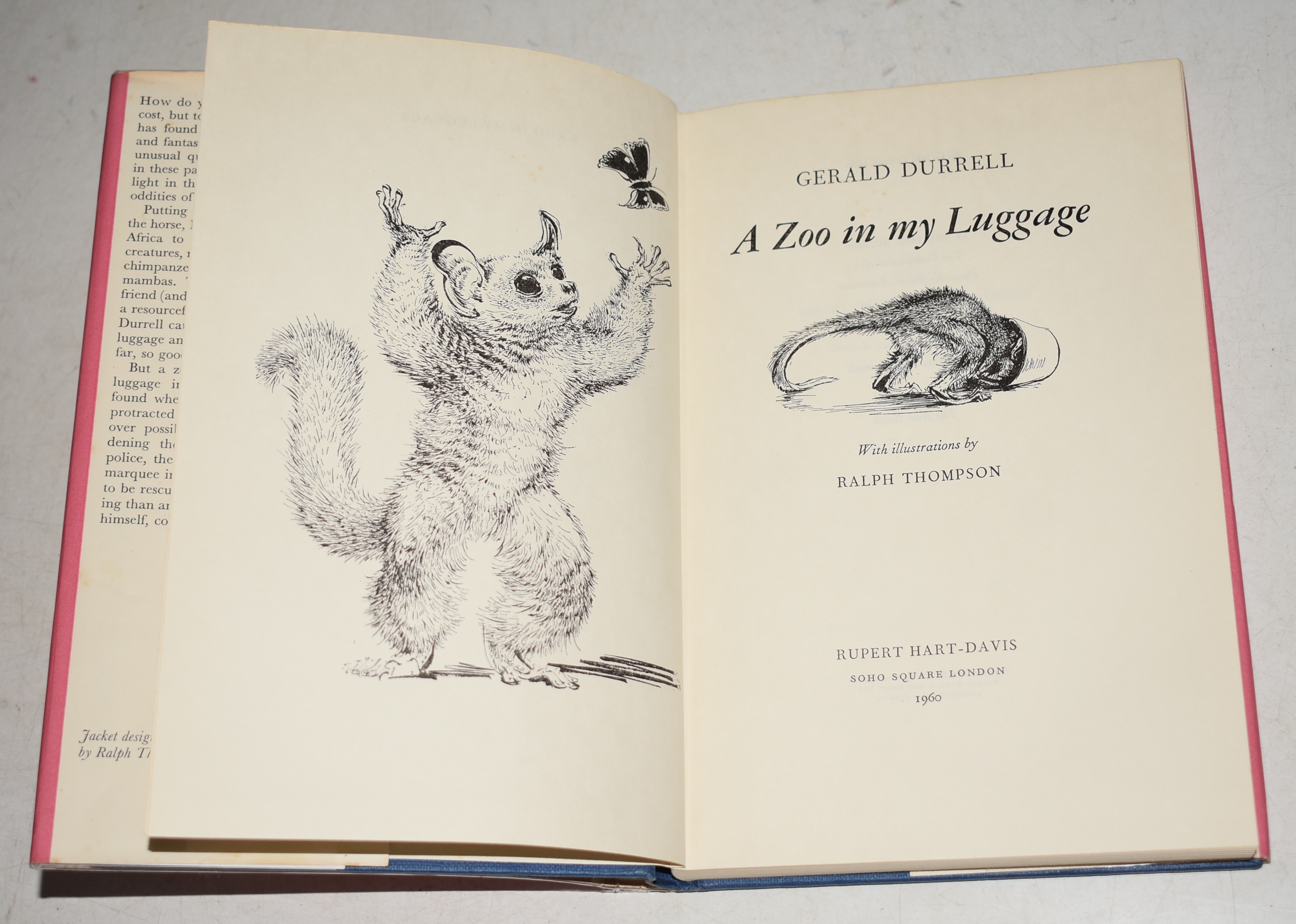 A Zoo in my Luggage With Illustrations by Ralph Thompson.